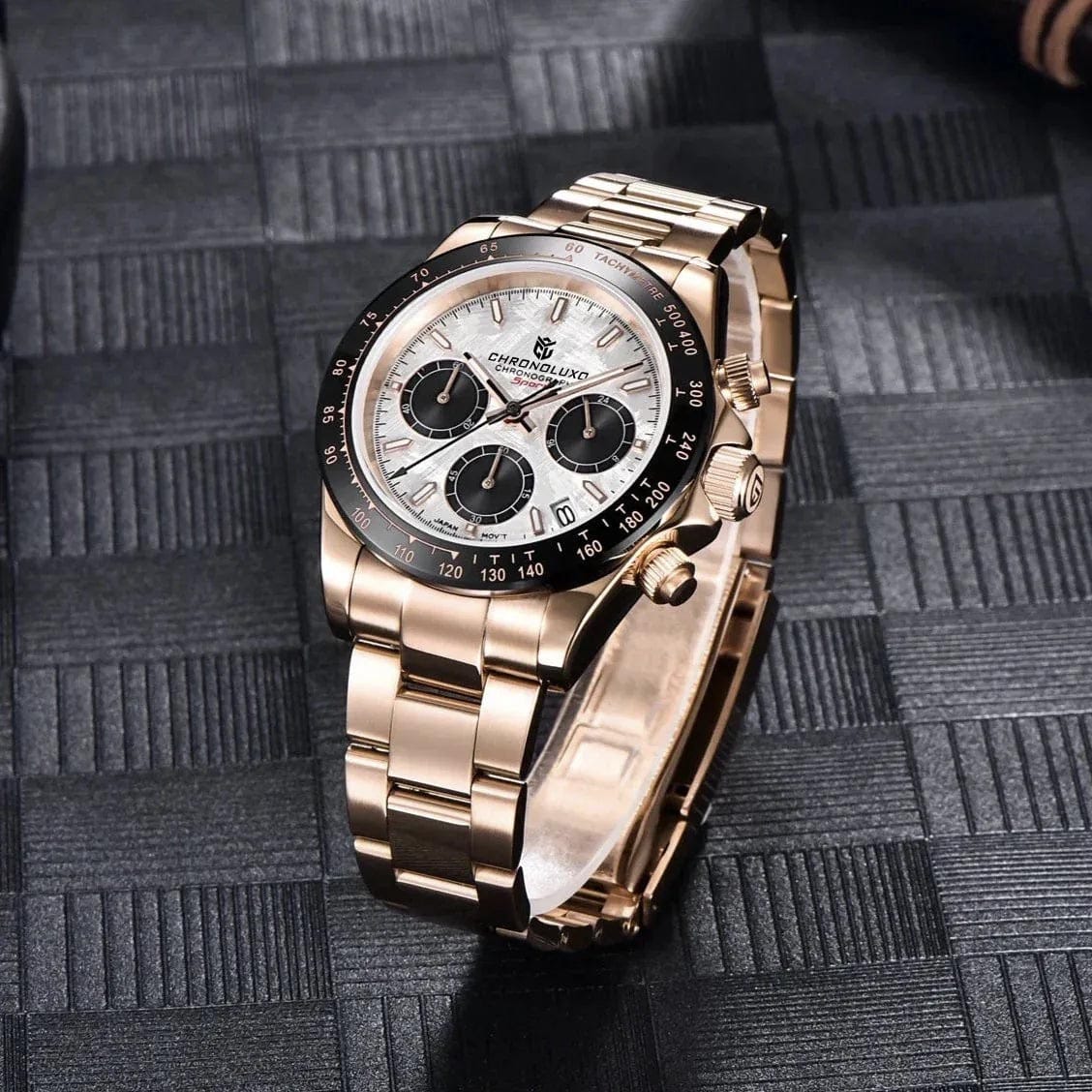 CHRONOLUXO Bracelets for PD-1644 and PD-1664 PD-1644 Full Gold