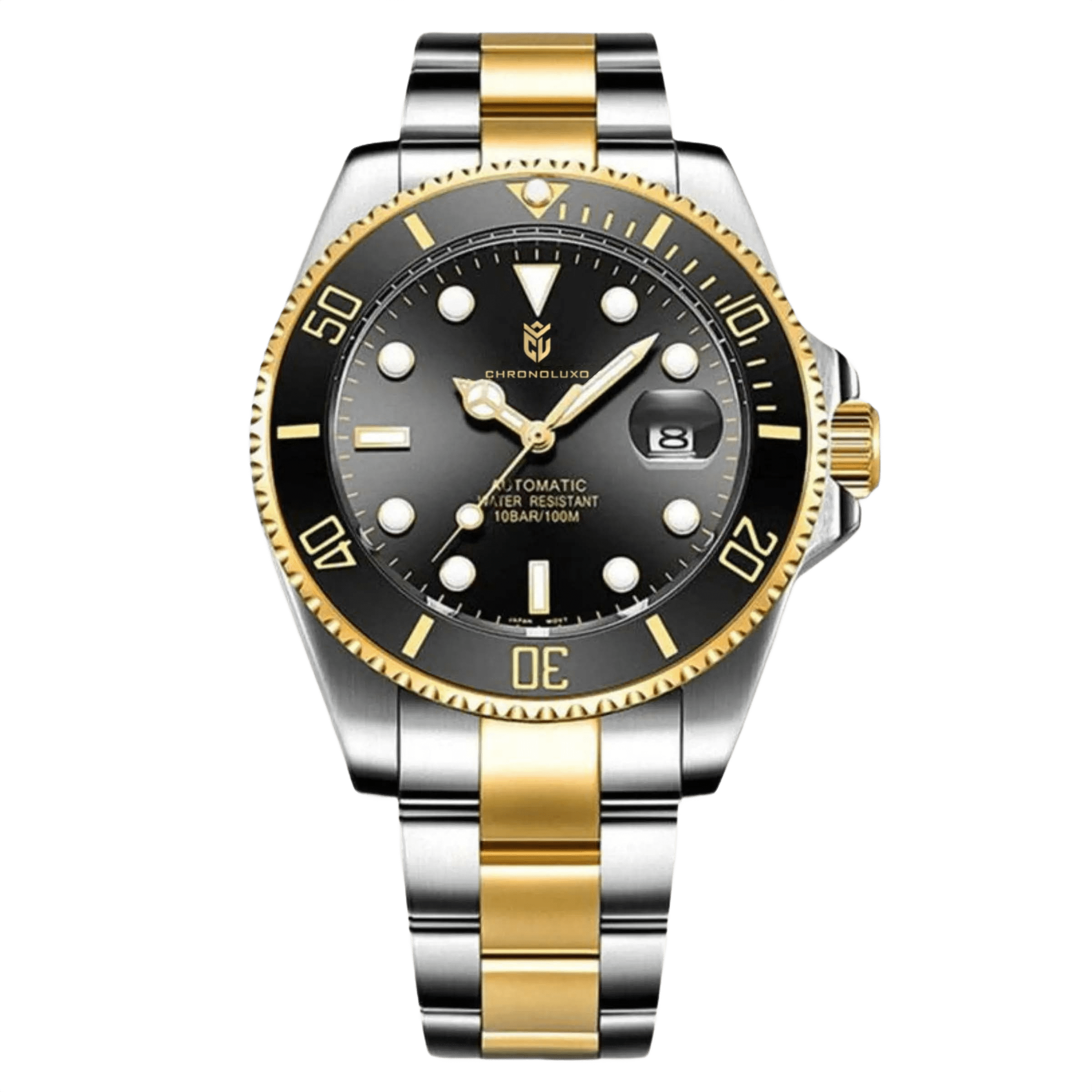 CHRONOLUXO PD-1639 Gold Black