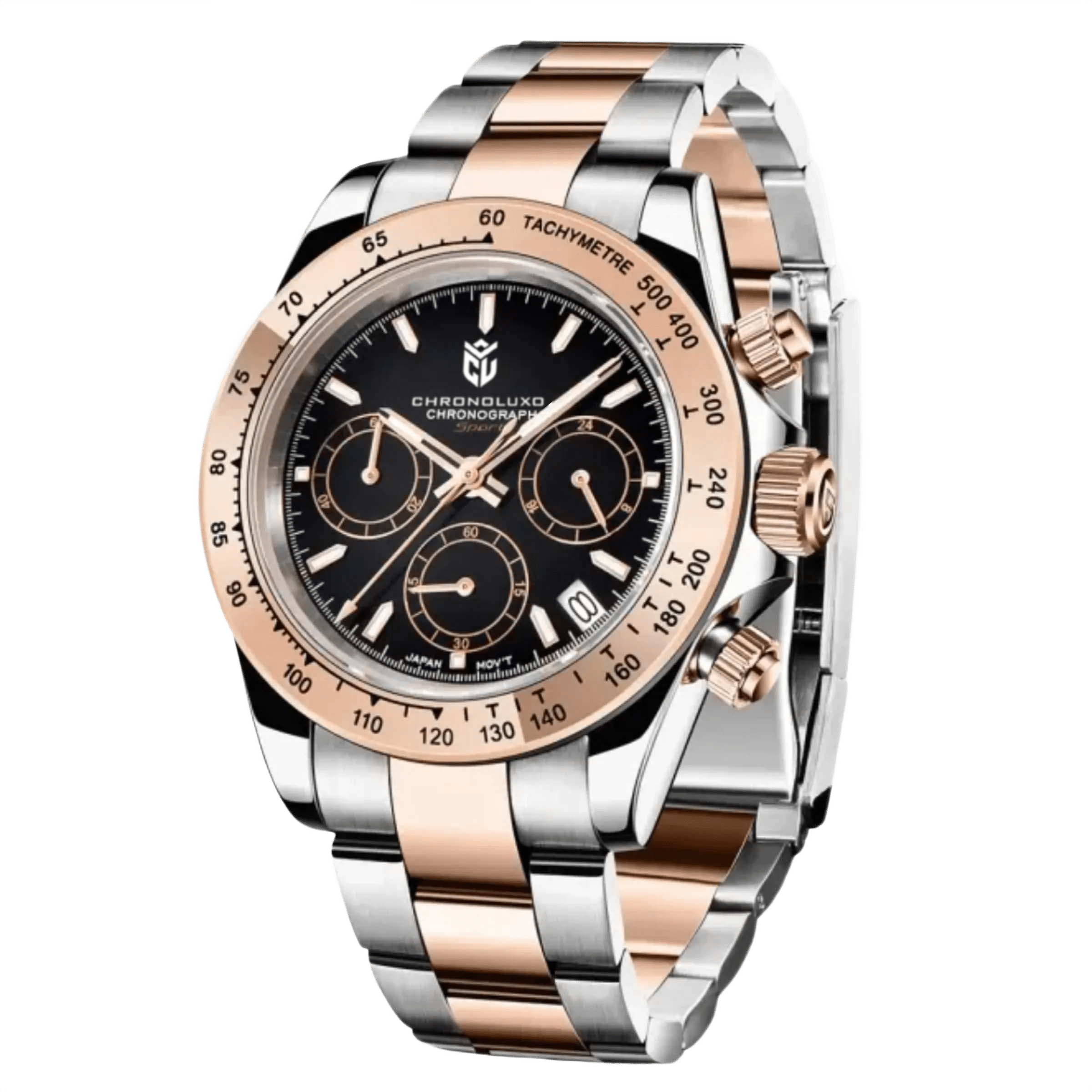 CHRONOLUXO PD-1644 Gold Black