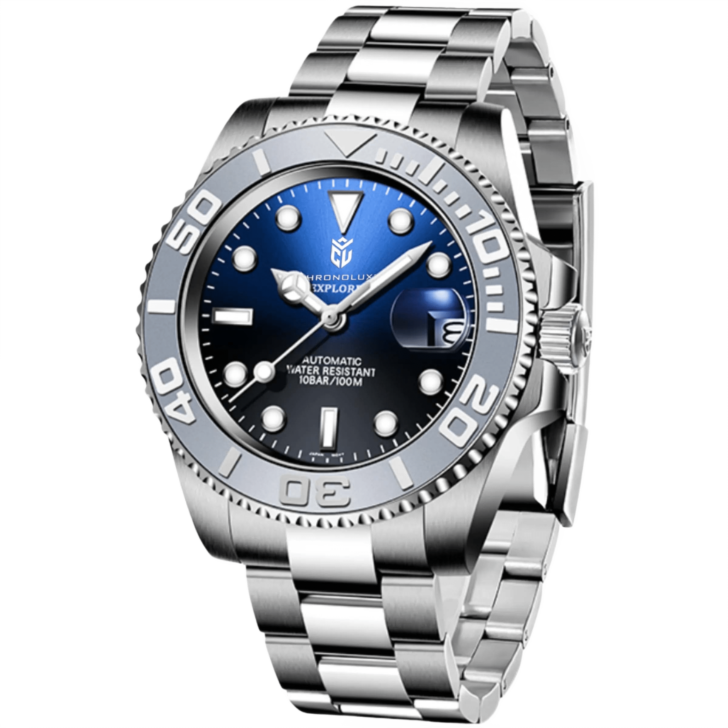 CHRONOLUXO PD-1651 Blue / Oyster