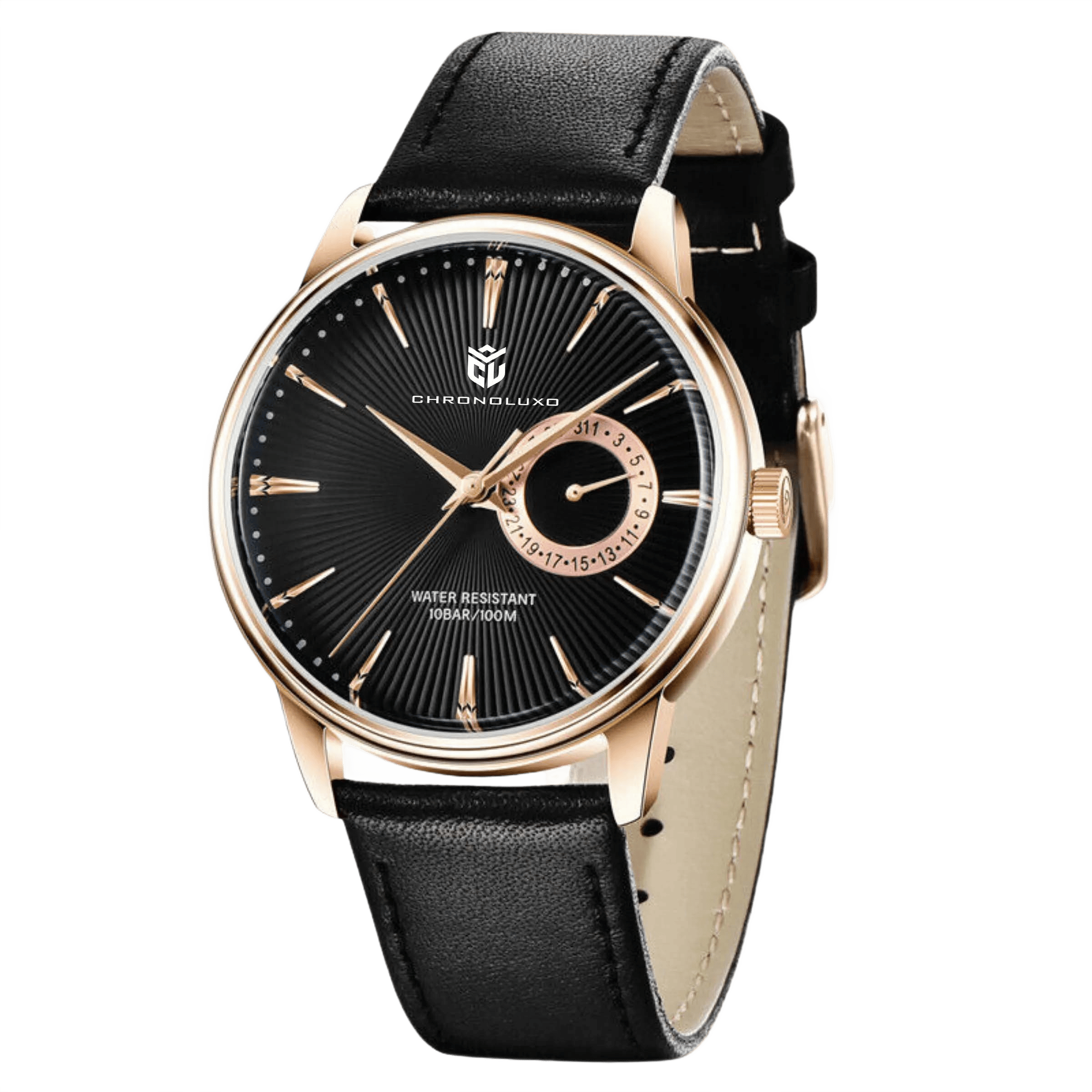 CHRONOLUXO PD-1654 Gold Black