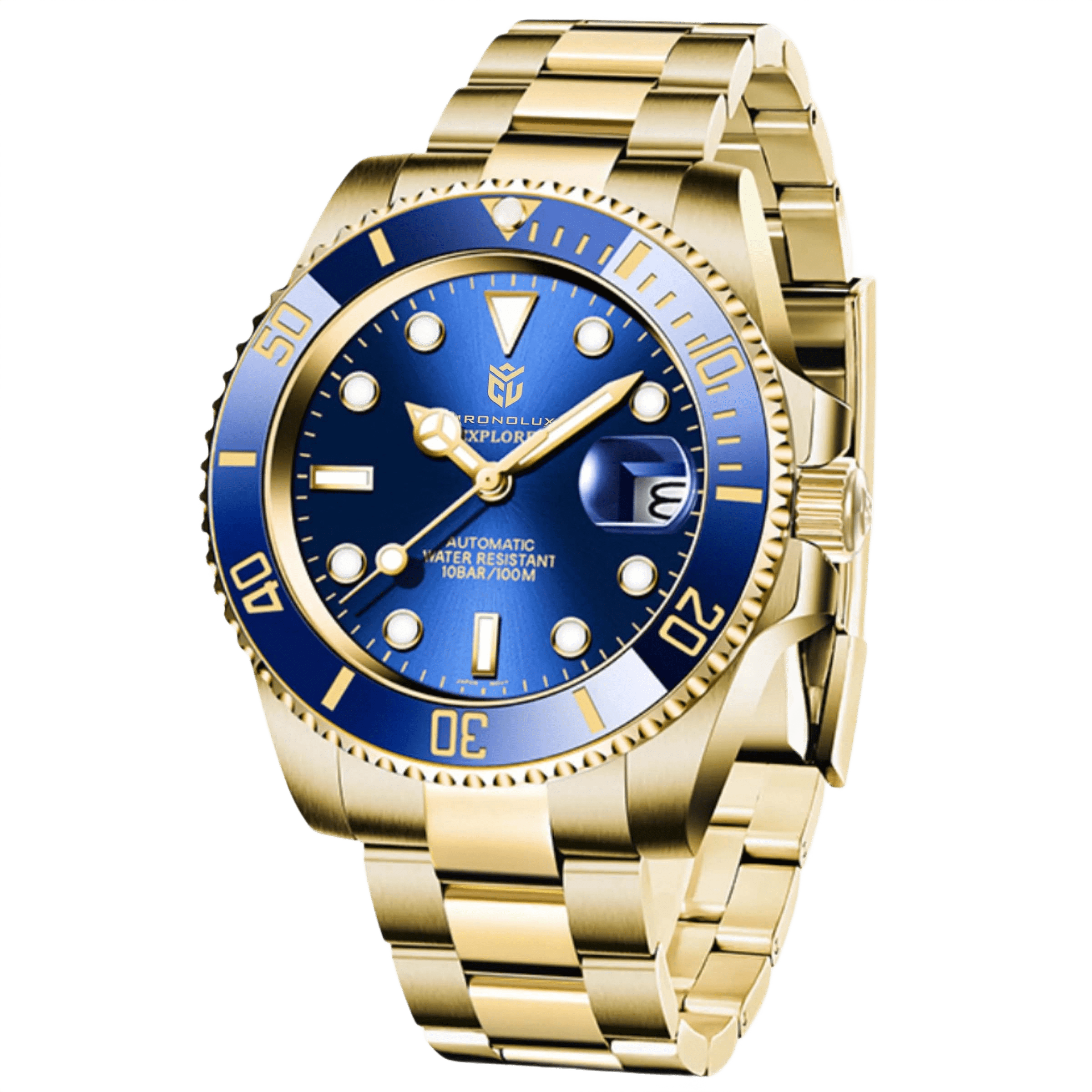 CHRONOLUXO PD-1661 Gold Blue