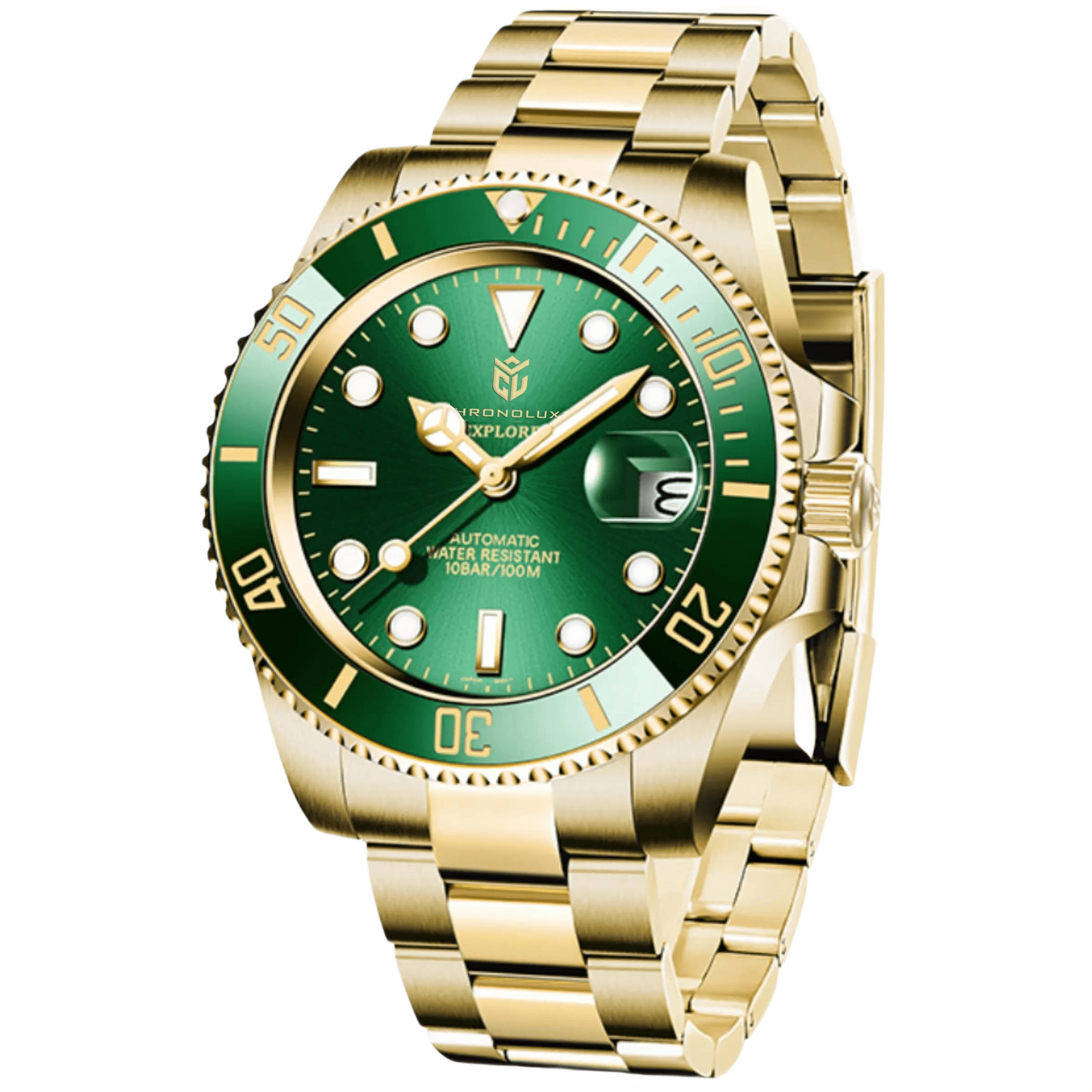 CHRONOLUXO PD-1661 Gold Green