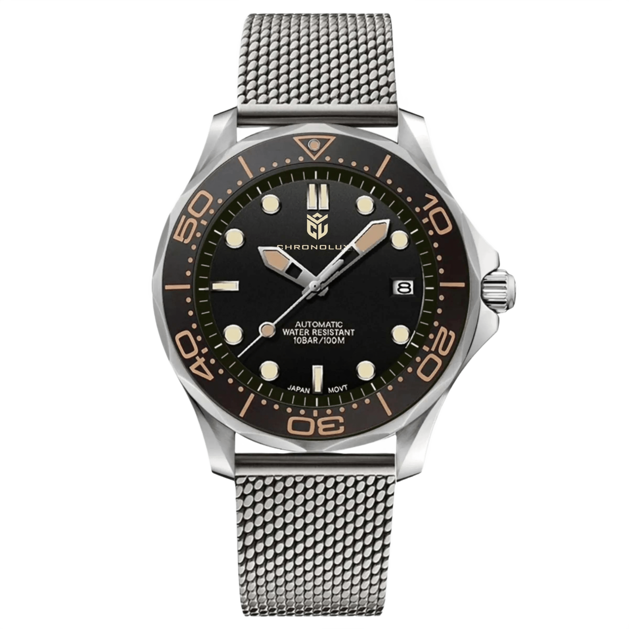 CHRONOLUXO PD-1667 Black / Milanesa