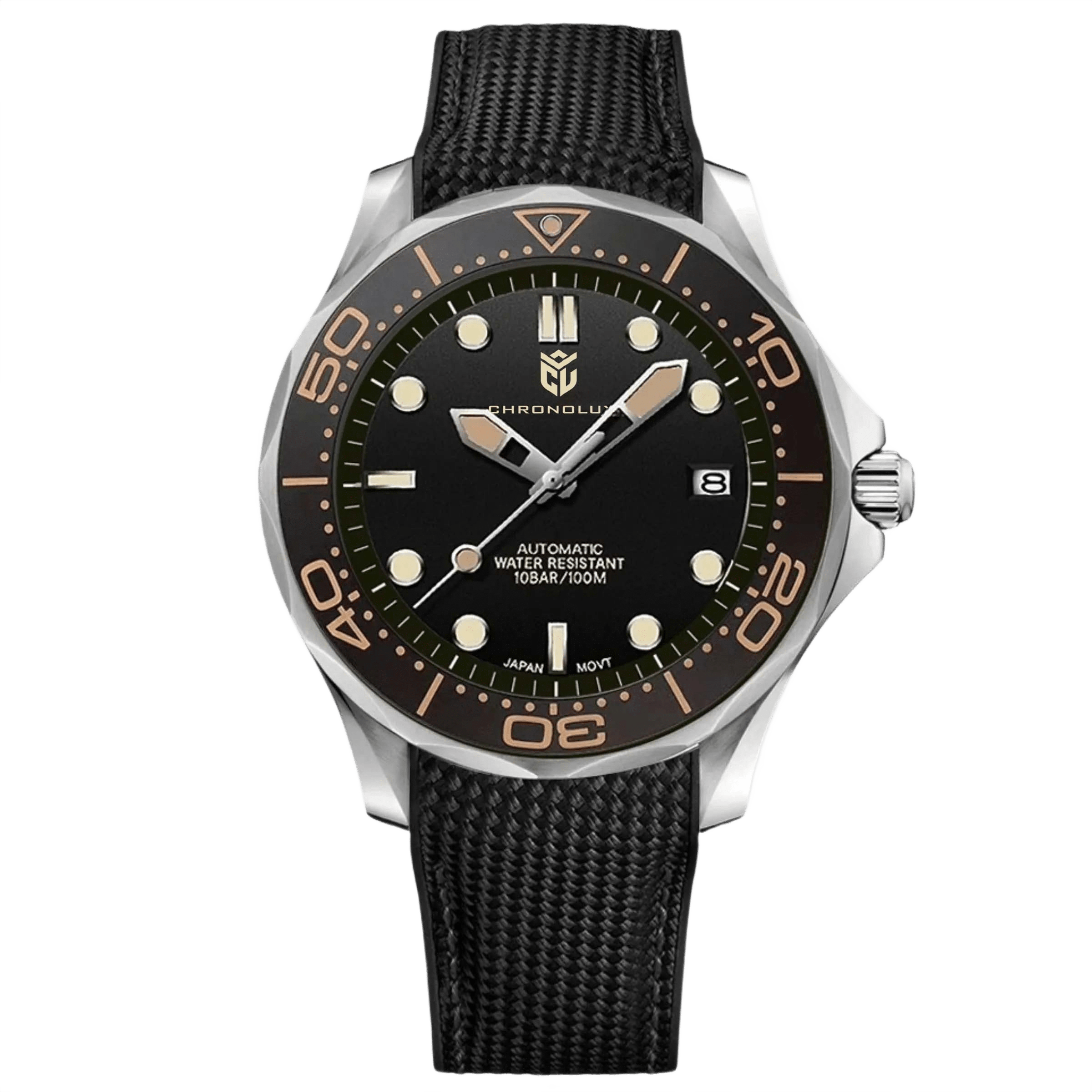 CHRONOLUXO PD-1667 Black / Nylon