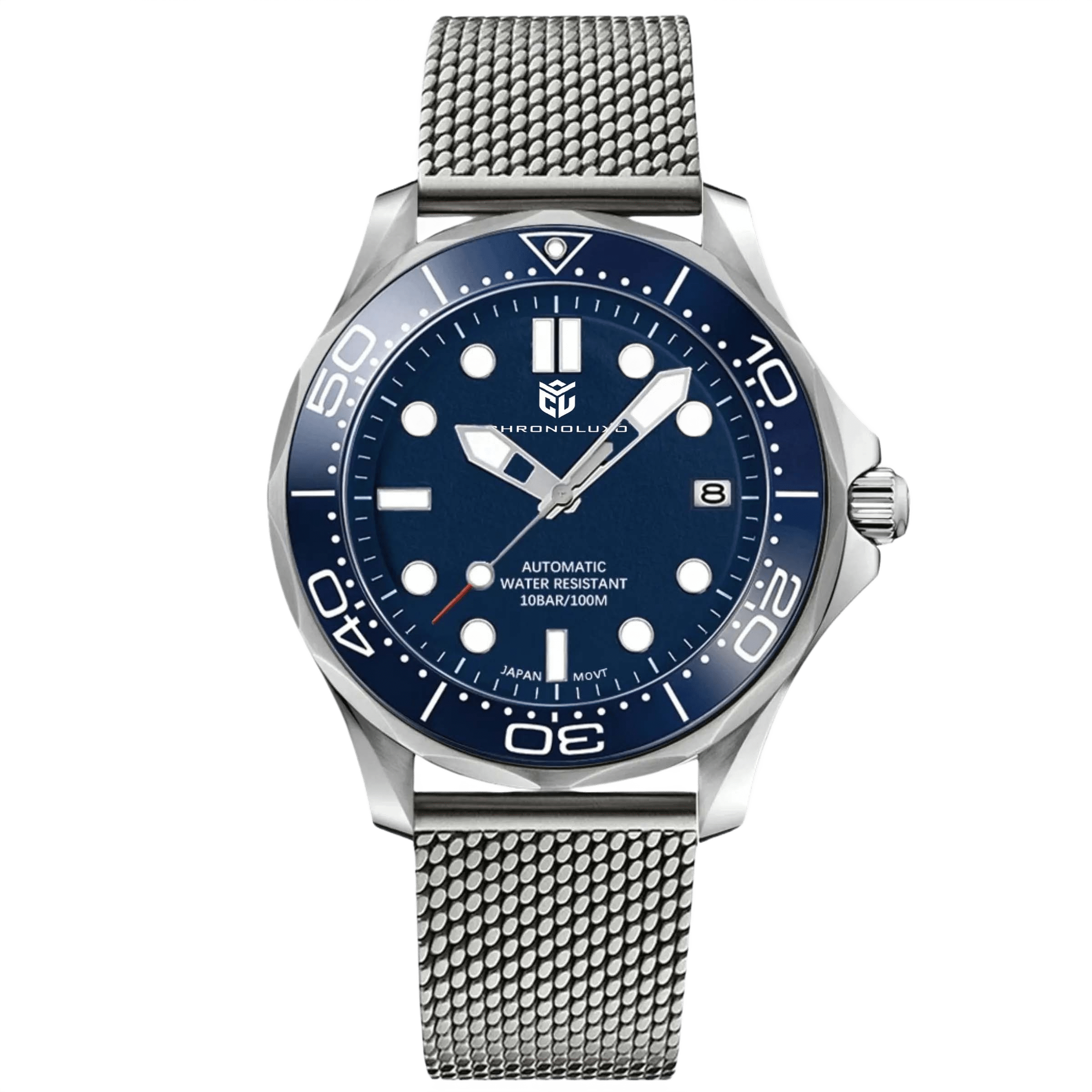 CHRONOLUXO PD-1667 Blue / Milanesa