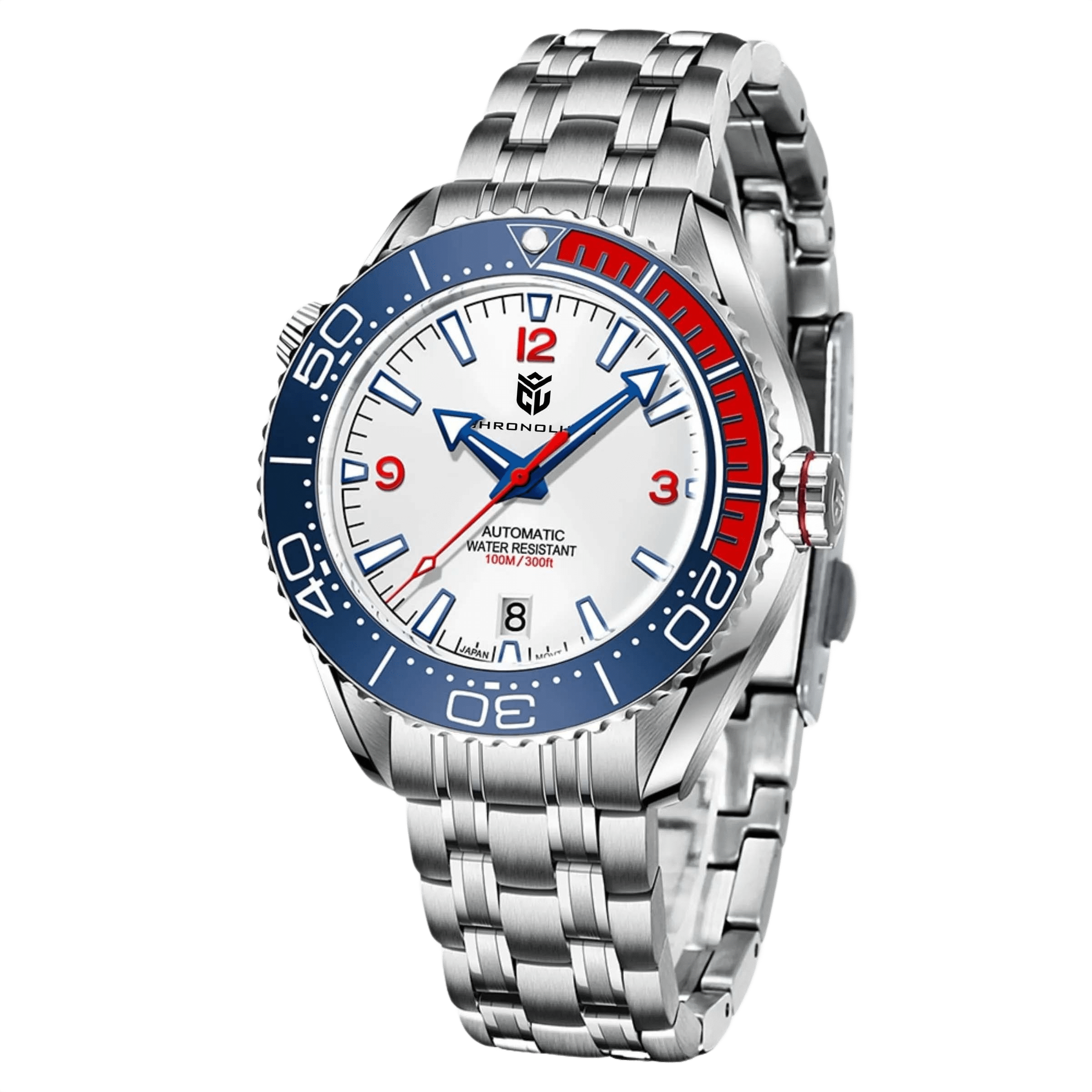 CHRONOLUXO PD-1679 White / Steel