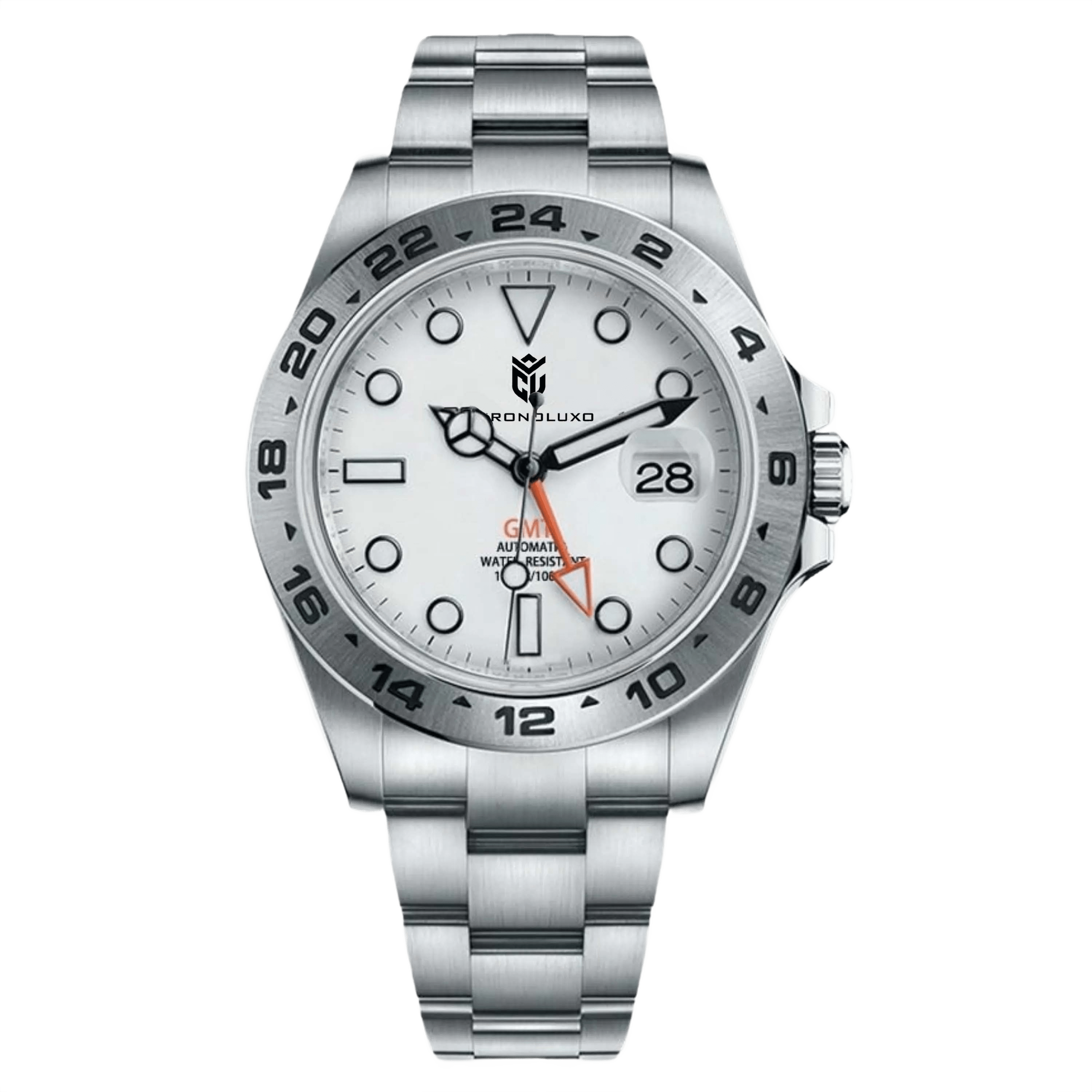 CHRONOLUXO PD-1682 GMT White / Oyster
