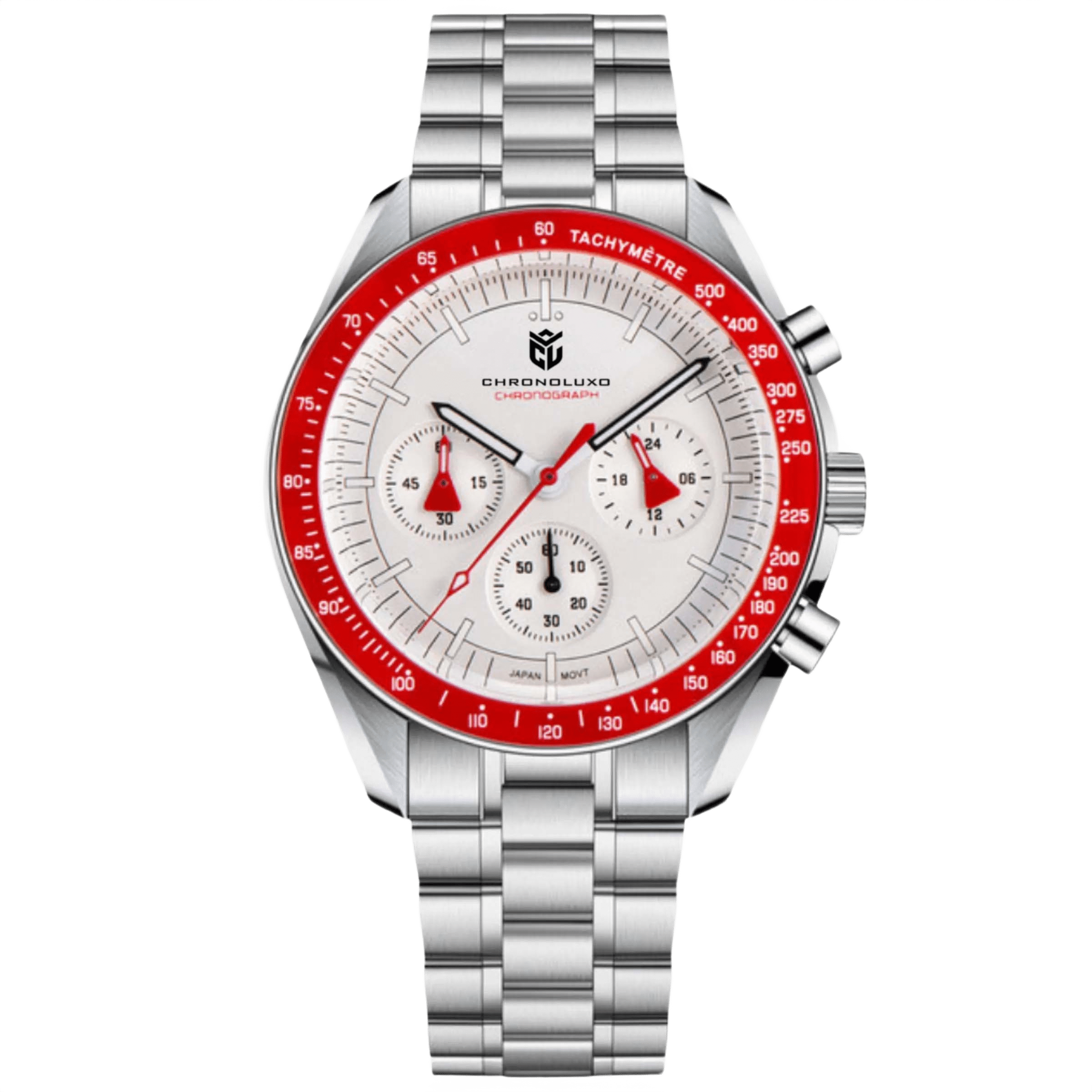 CHRONOLUXO PD-1701 Red / Steel