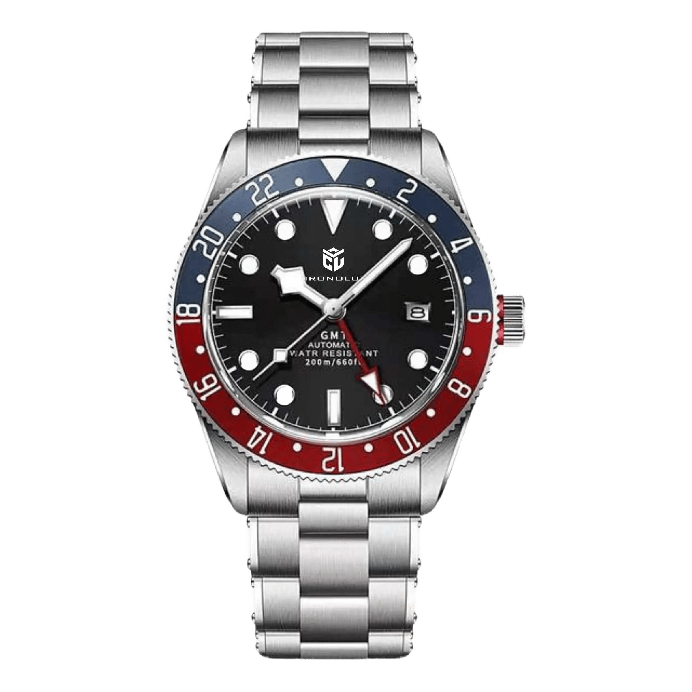 CHRONOLUXO PD-1706 GMT Blue Red