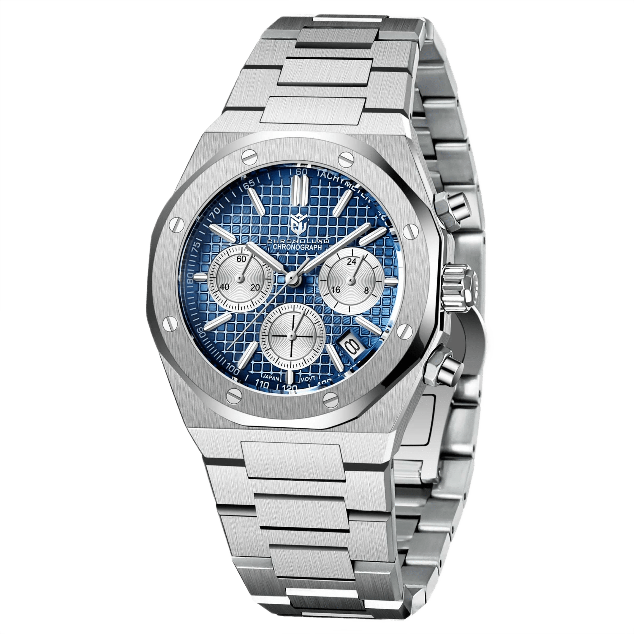 CHRONOLUXO PD-1707 Blue / Steel