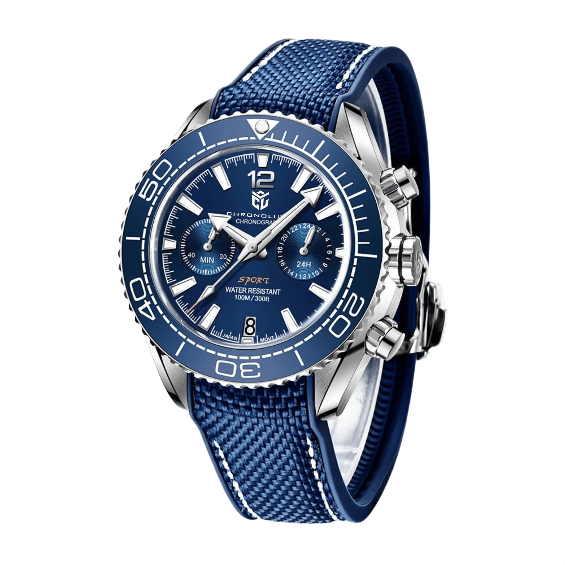 CHRONOLUXO PD-1711 Blue / Nylon
