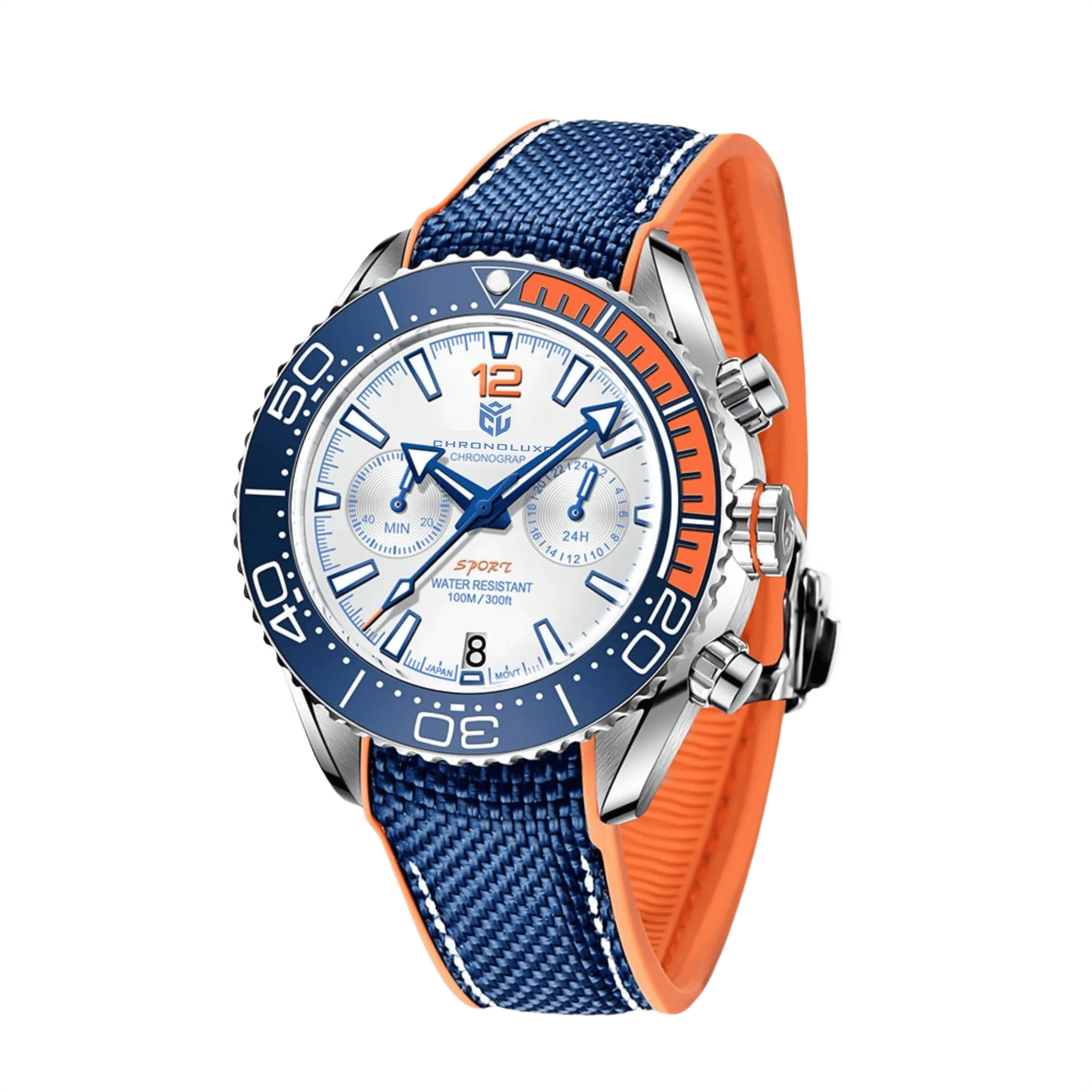 CHRONOLUXO PD-1711 White / Nylon