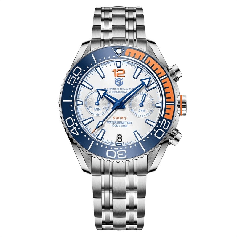 CHRONOLUXO PD-1711 White / Steel