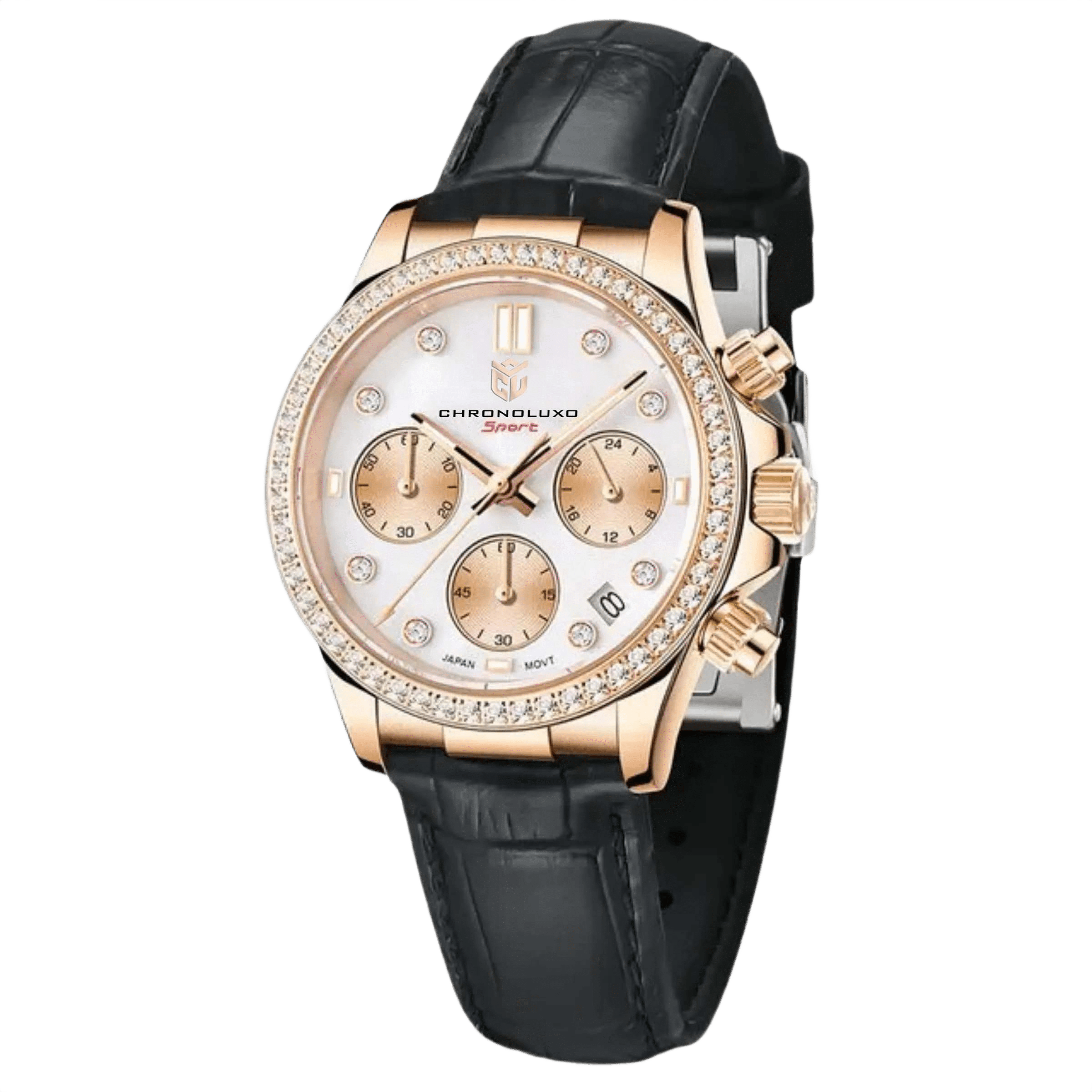 CHRONOLUXO PD-1730 Gold Black