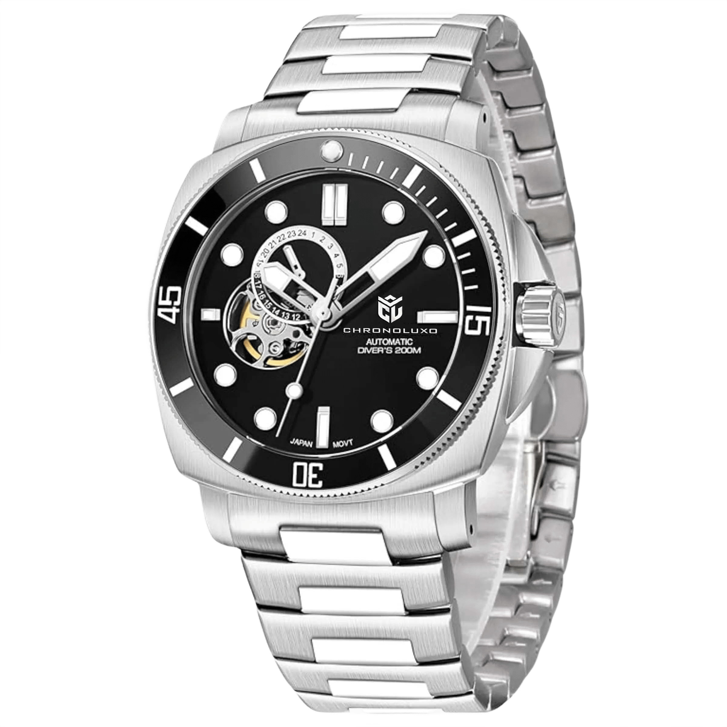 CHRONOLUXO PD-1736 Black / Steel