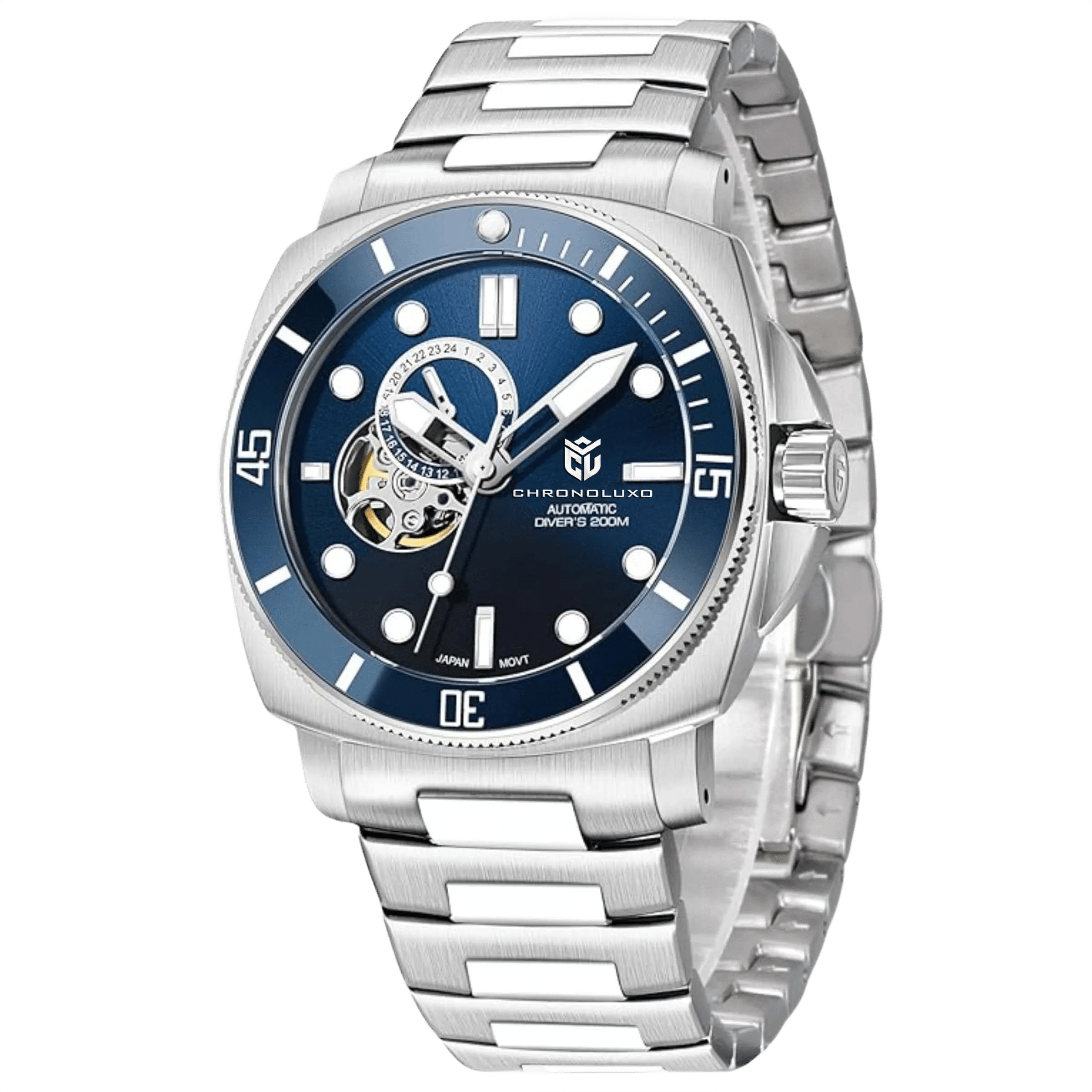 CHRONOLUXO PD-1736 Blue / Steel