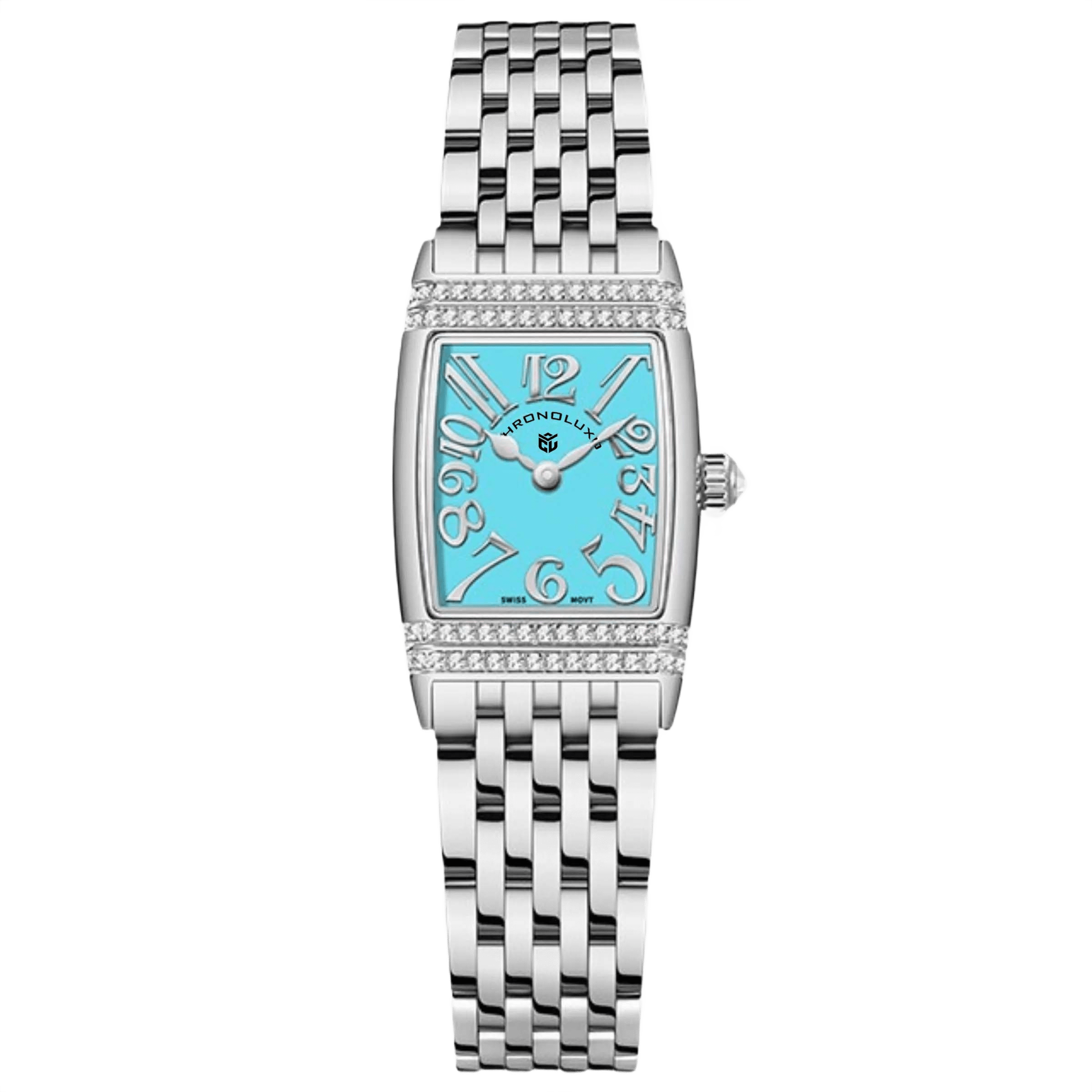 CHRONOLUXO PD-1737 Blue / Silver