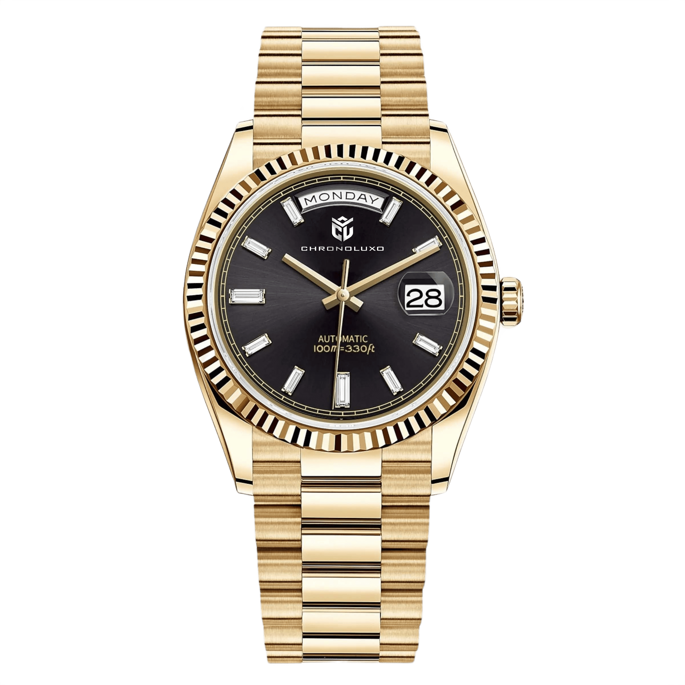 CHRONOLUXO PD-1752 Gold Black