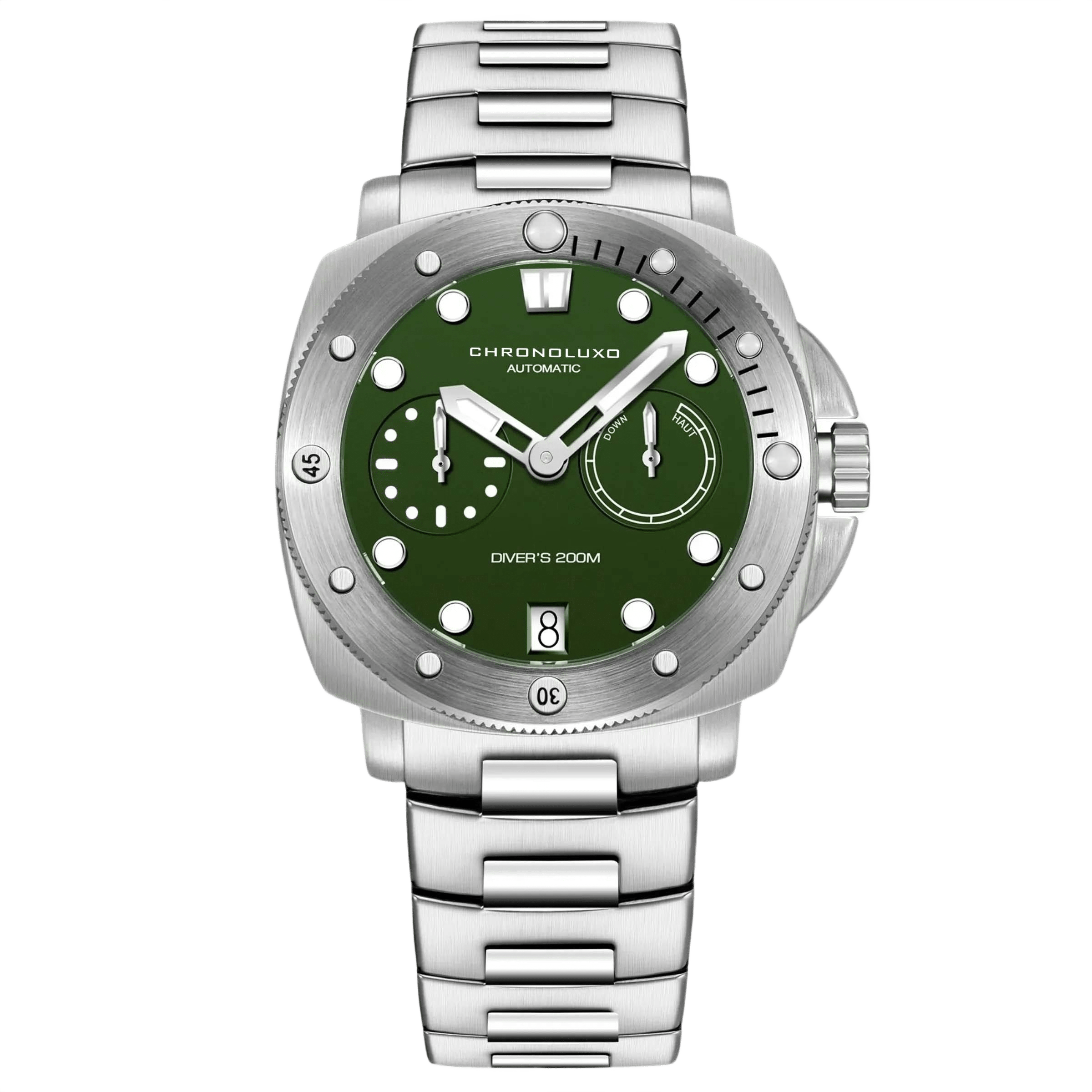 CHRONOLUXO PD-1767 Green / Steel