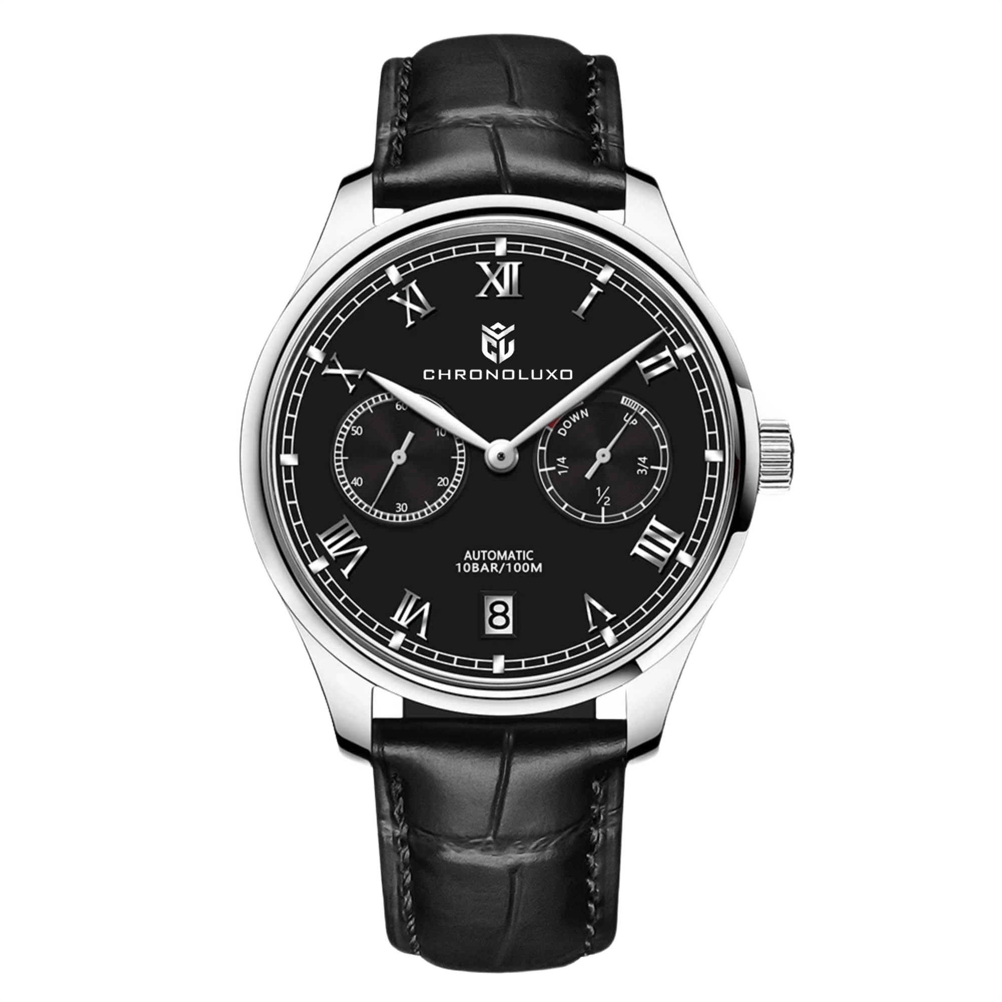 CHRONOLUXO PD-1772 Black / Leather