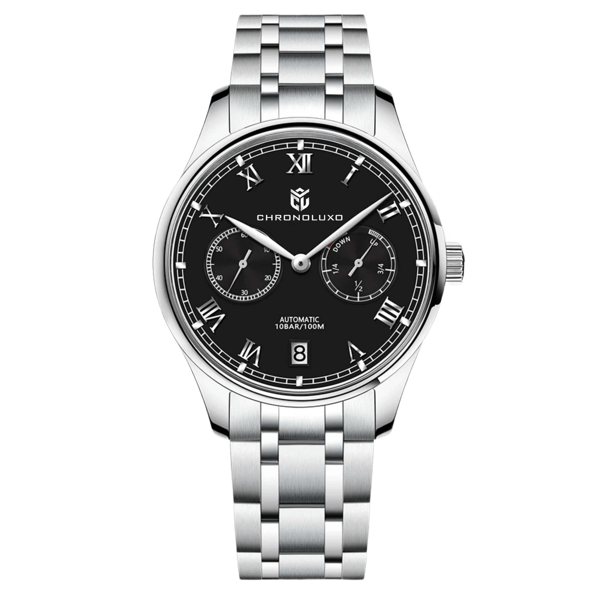 CHRONOLUXO PD-1772 Black / Steel