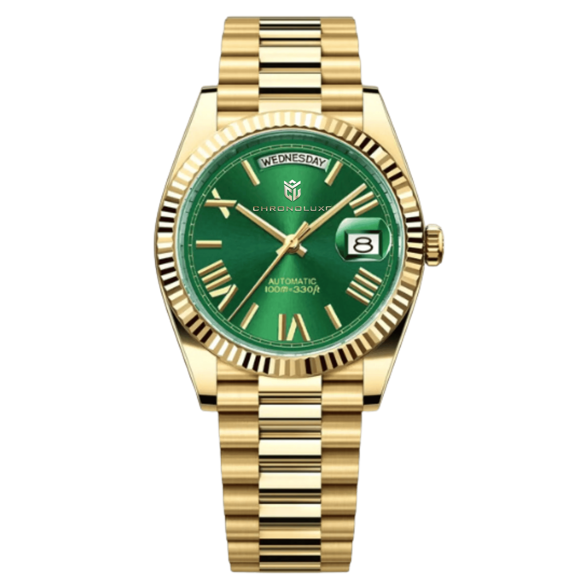 CHRONOLUXO PD-1783 Gold green