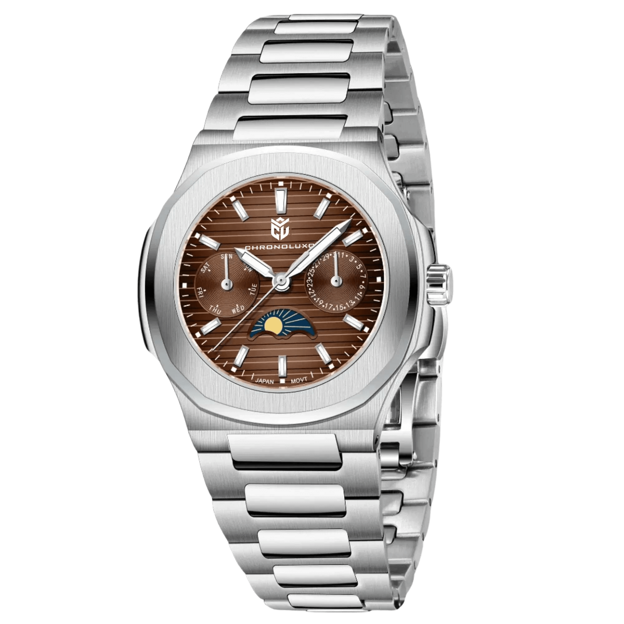 CHRONOLUXO PD-1786 Brown