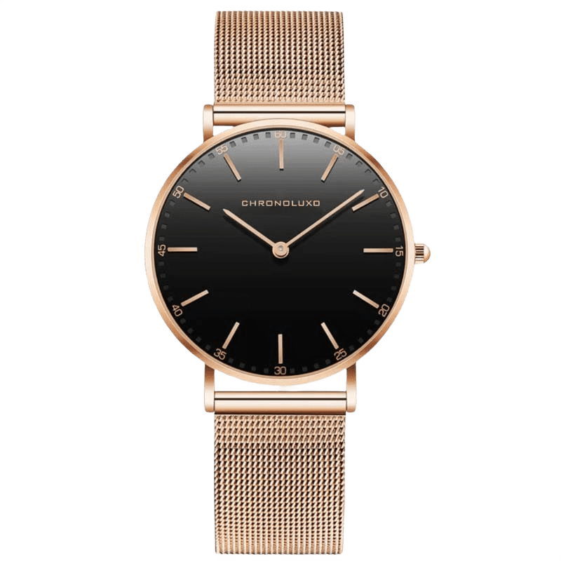 CHRONOLUXO PD-1802L Black / Gold