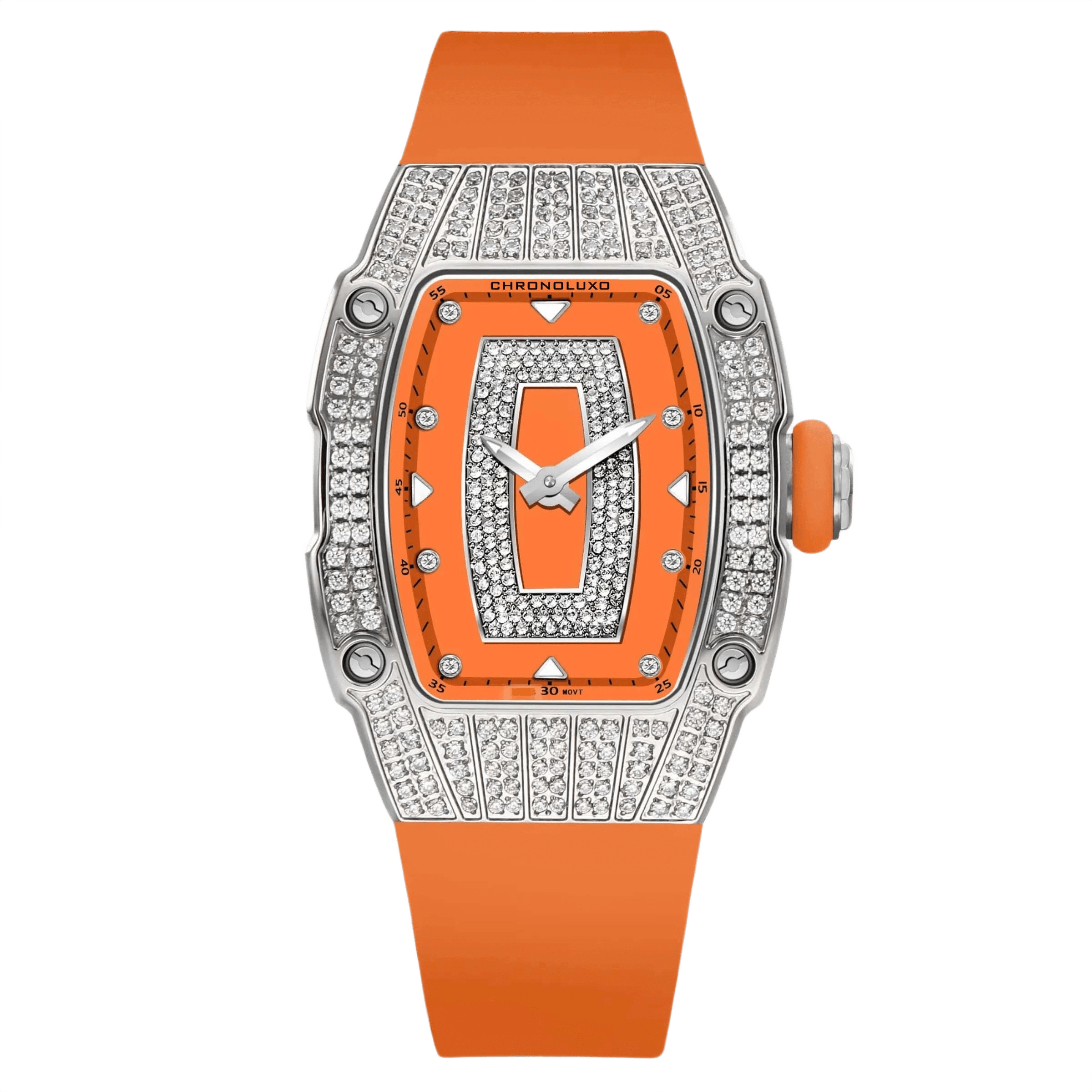 CHRONOLUXO PD-YS013 Orange / Silver