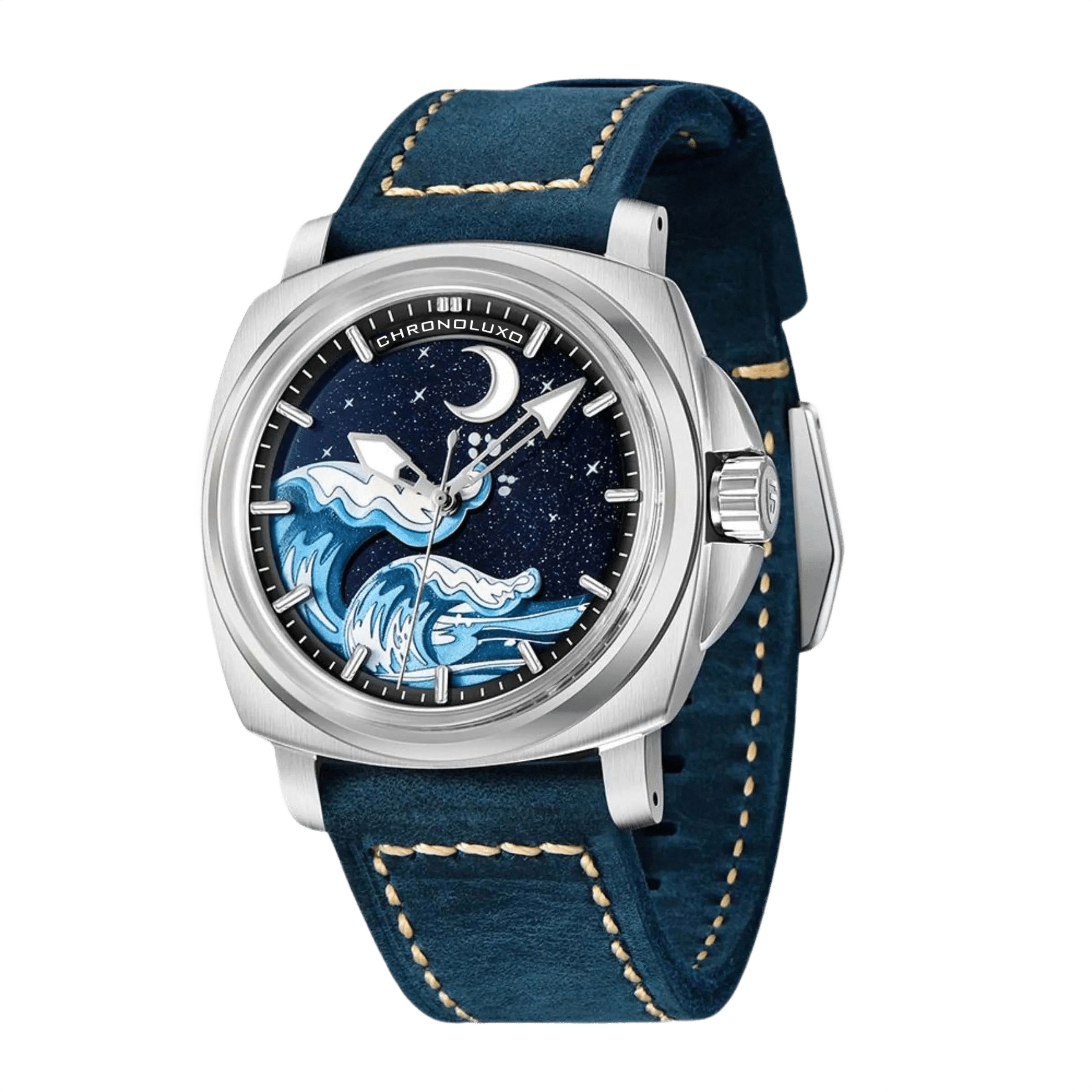 CHRONOLUXO PD-YS014 Blue / Silver