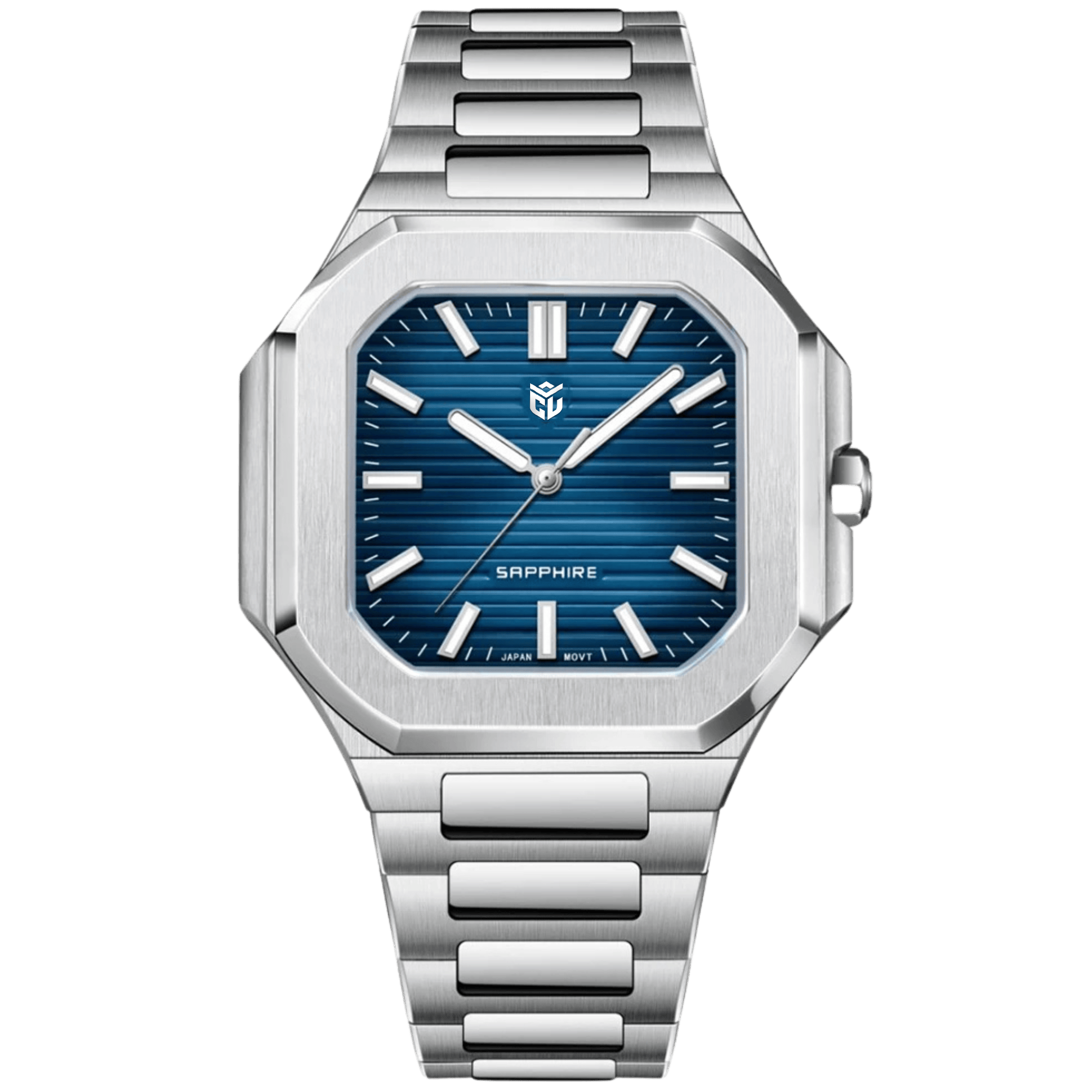 CHRONOLUXO PD-YS019 Sapphire Blue / Steel