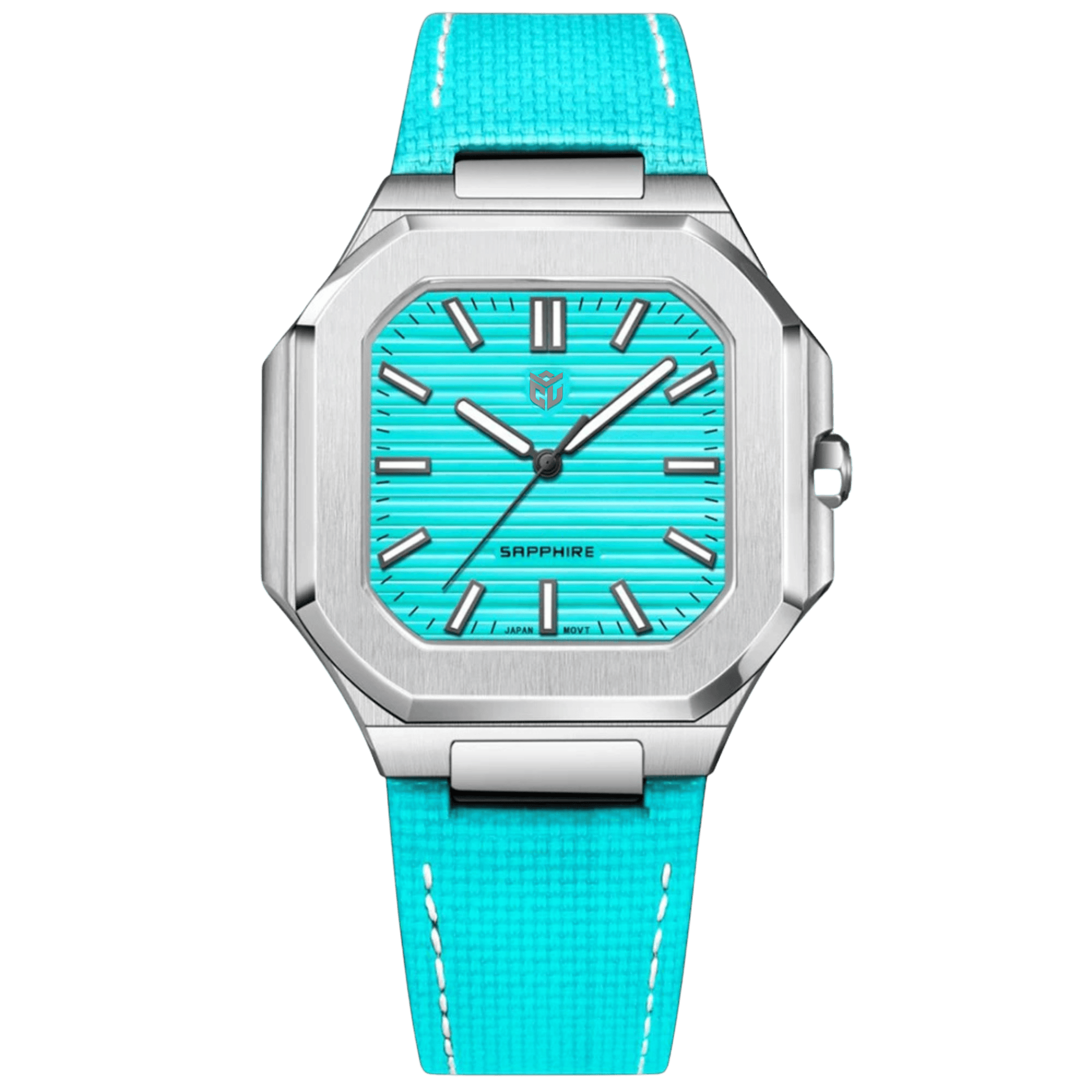 CHRONOLUXO PD-YS019 Sapphire Sky Blue / Fabric