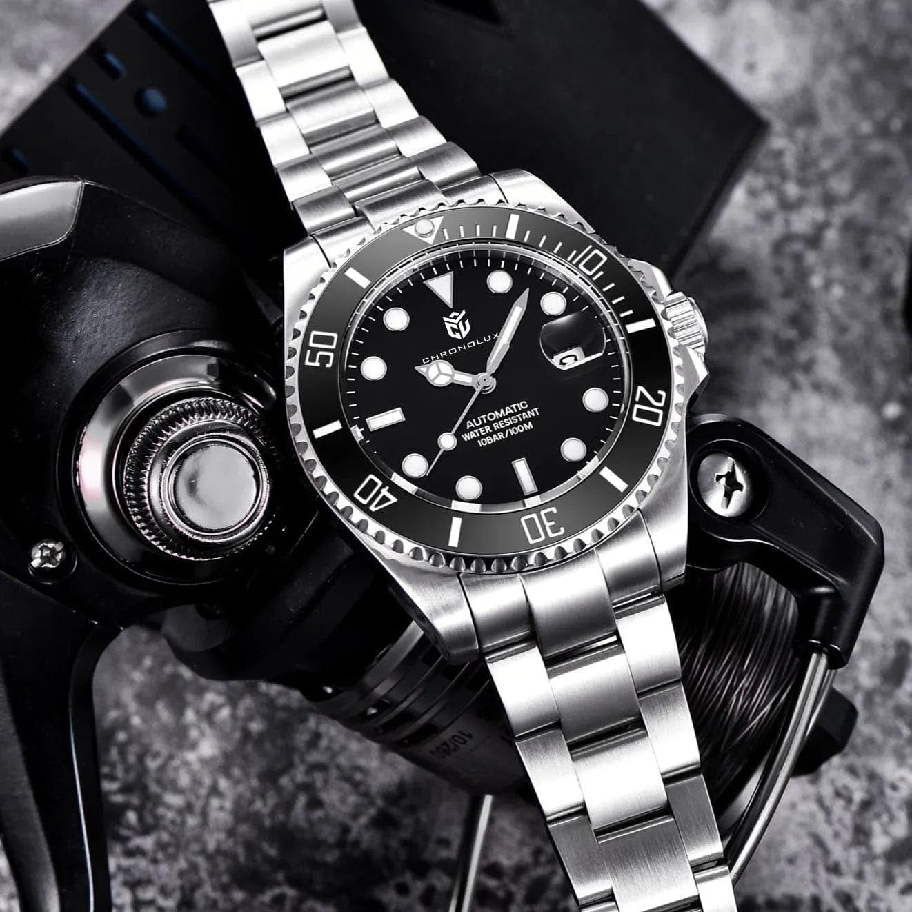 CHRONOLUXO PD-1639 21mm Bracelet Silver