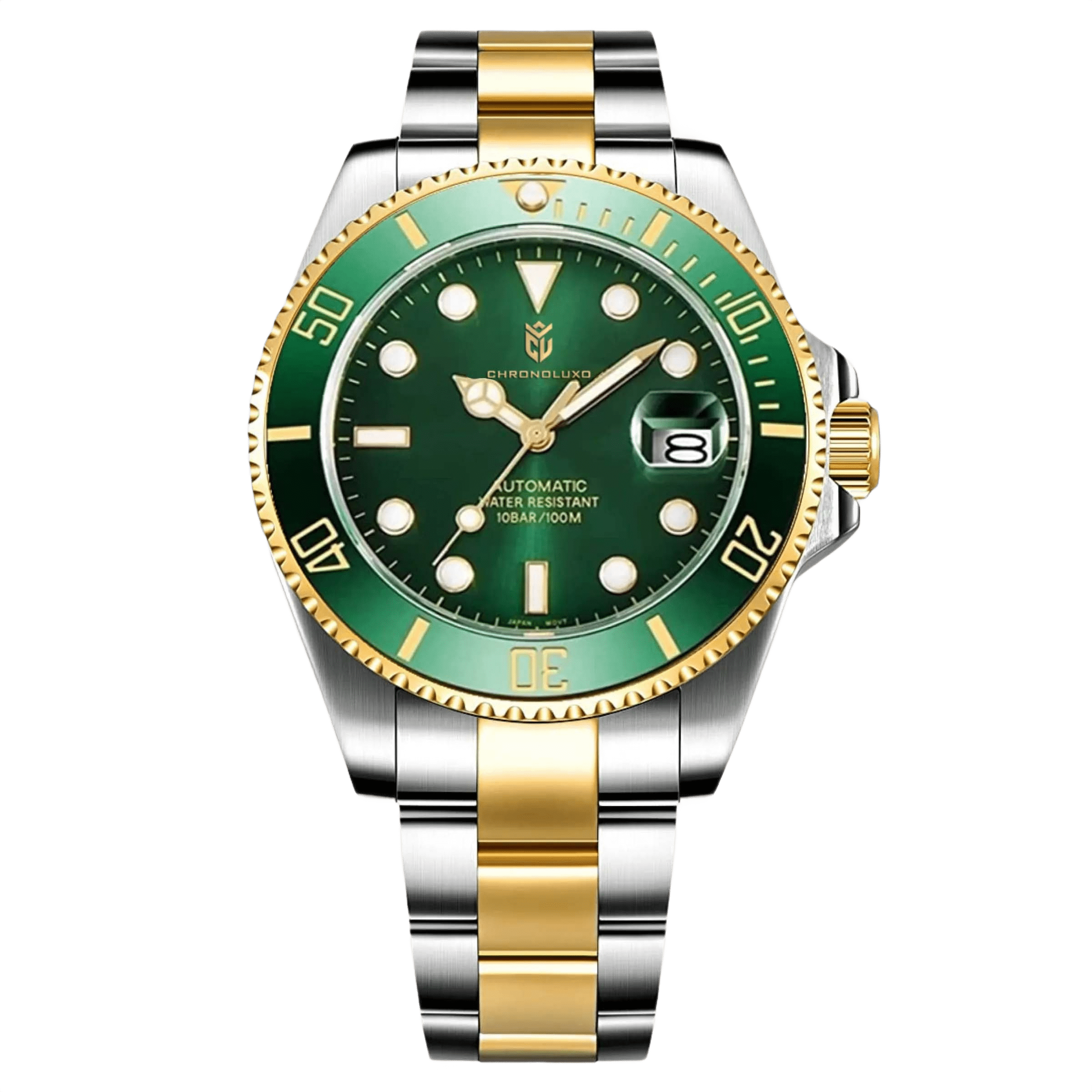 CHRONOLUXO PD-1639 Gold Green