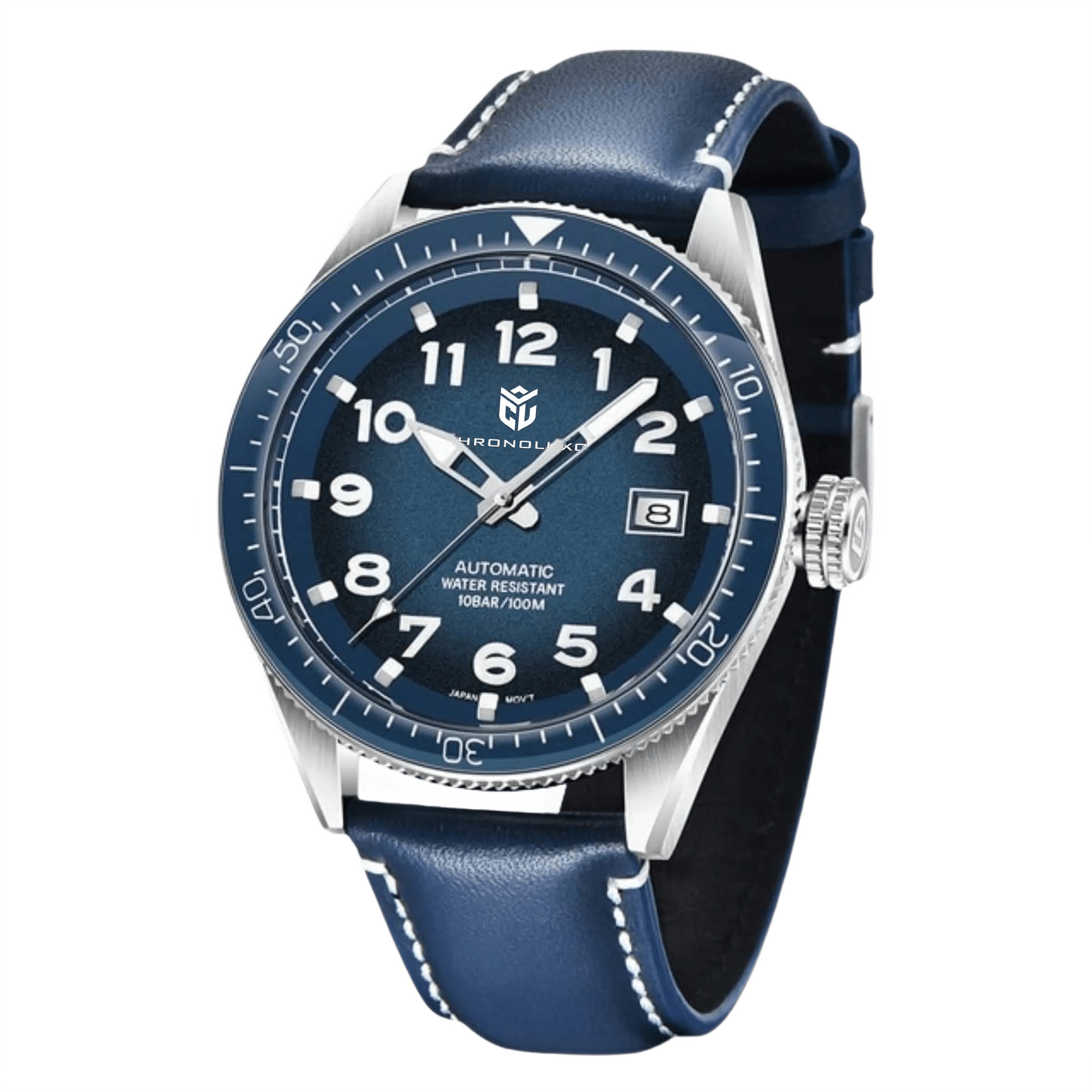 CHRONOLUXO PD-1649 Blue / Leather