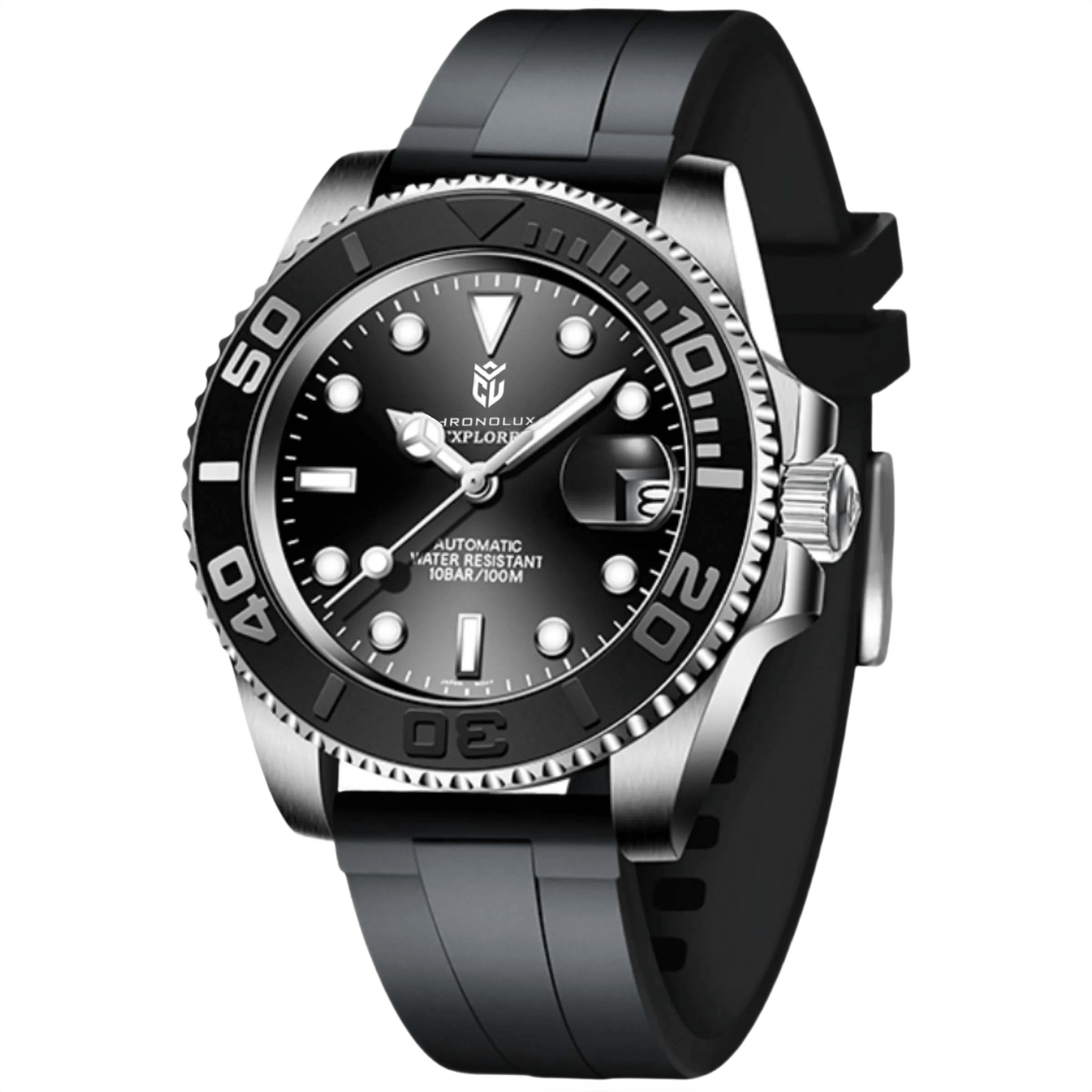 CHRONOLUXO PD-1651 Black / Rubber