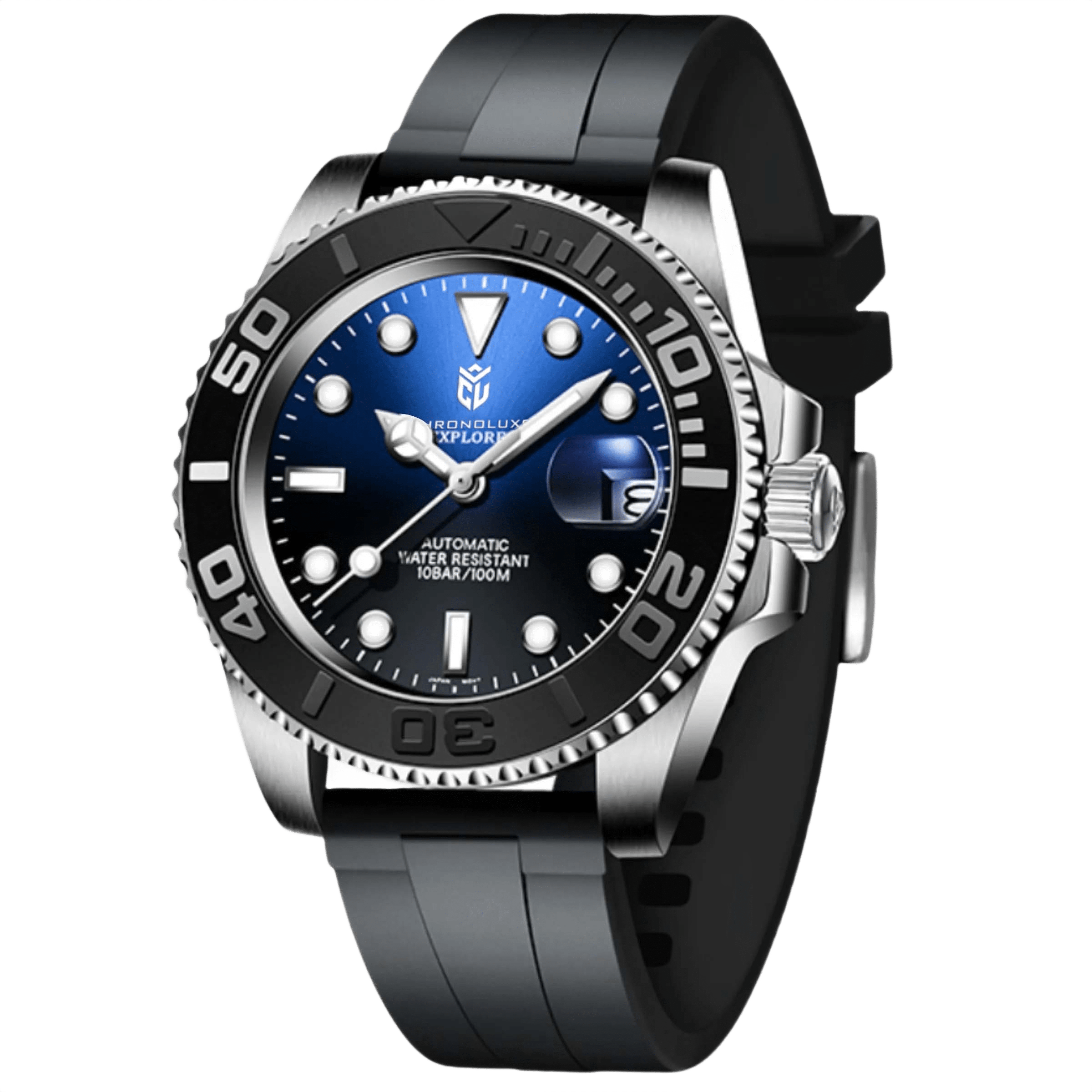 CHRONOLUXO PD-1651 Blue / Rubber