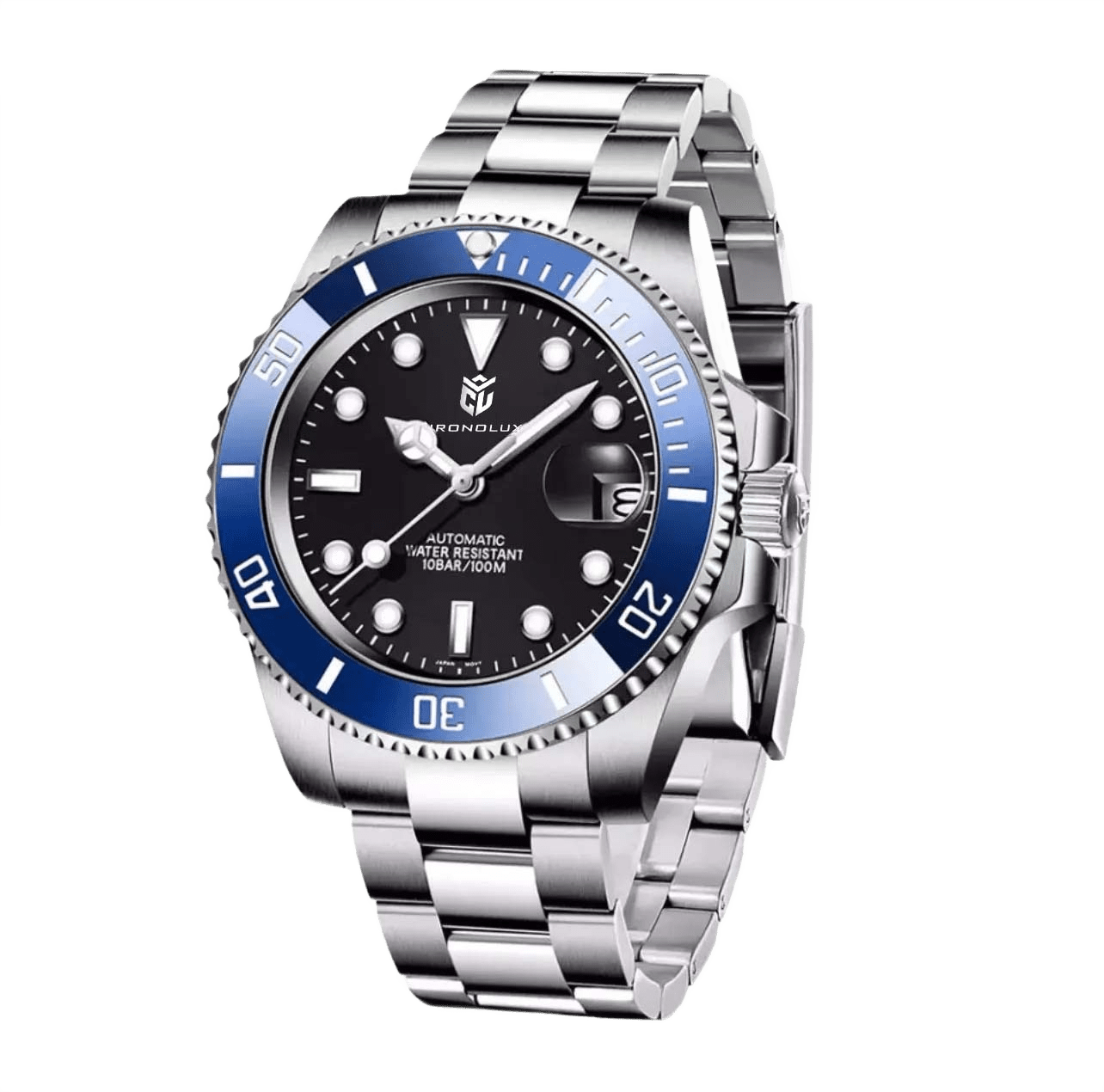 CHRONOLUXO PD-1661 Black Blue / Oyster