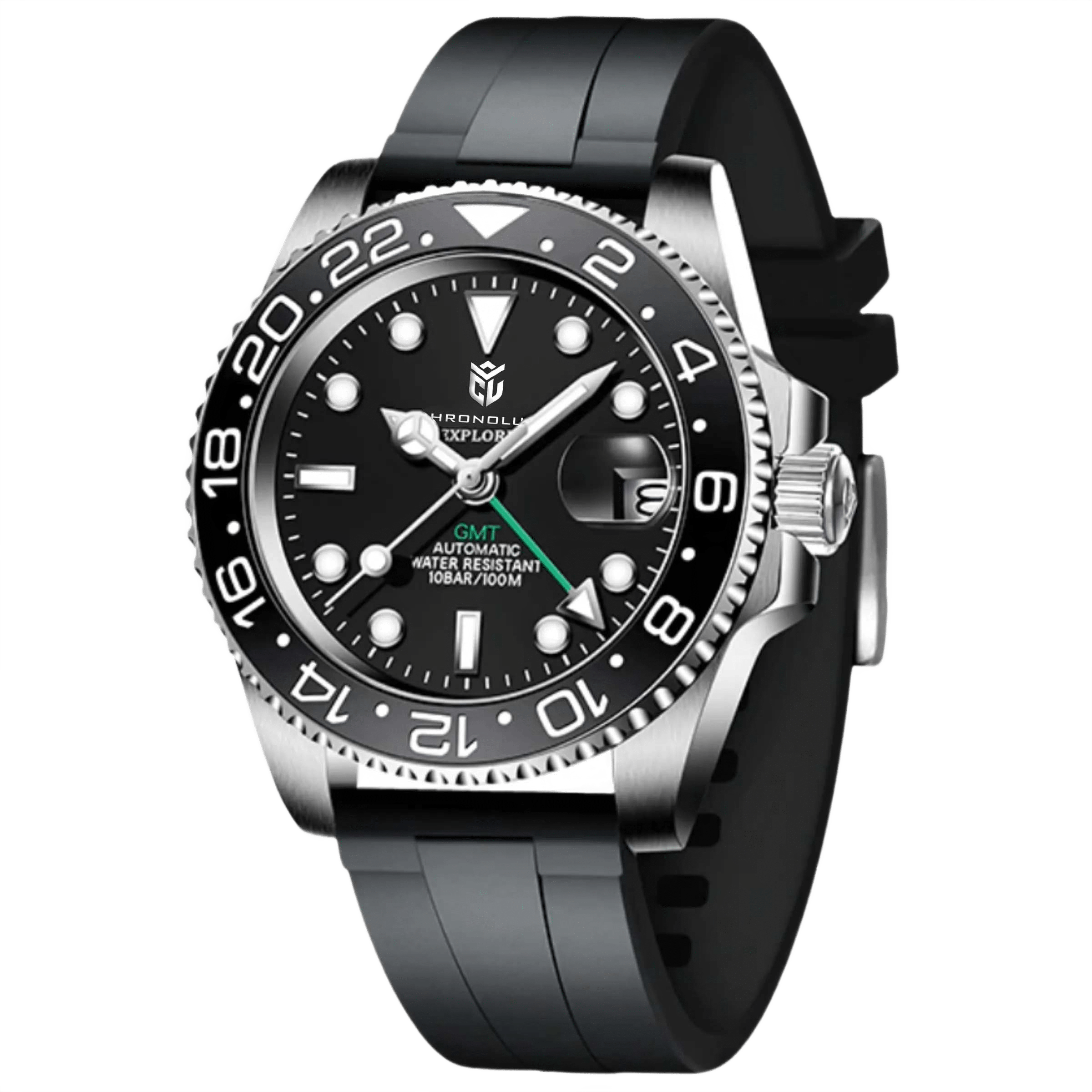 CHRONOLUXO PD-1662 Black / Rubber