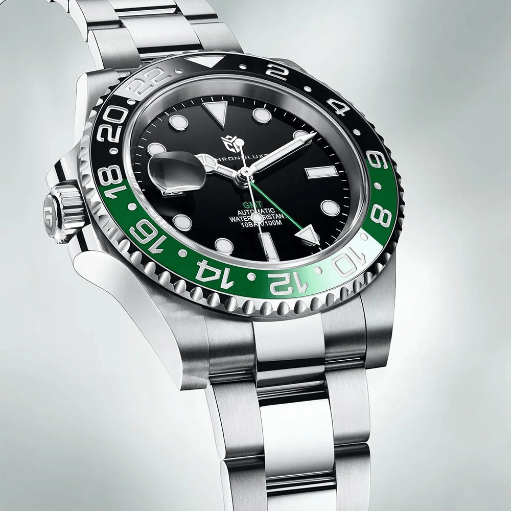 CHRONOLUXO PD-1662 GMT Black Green