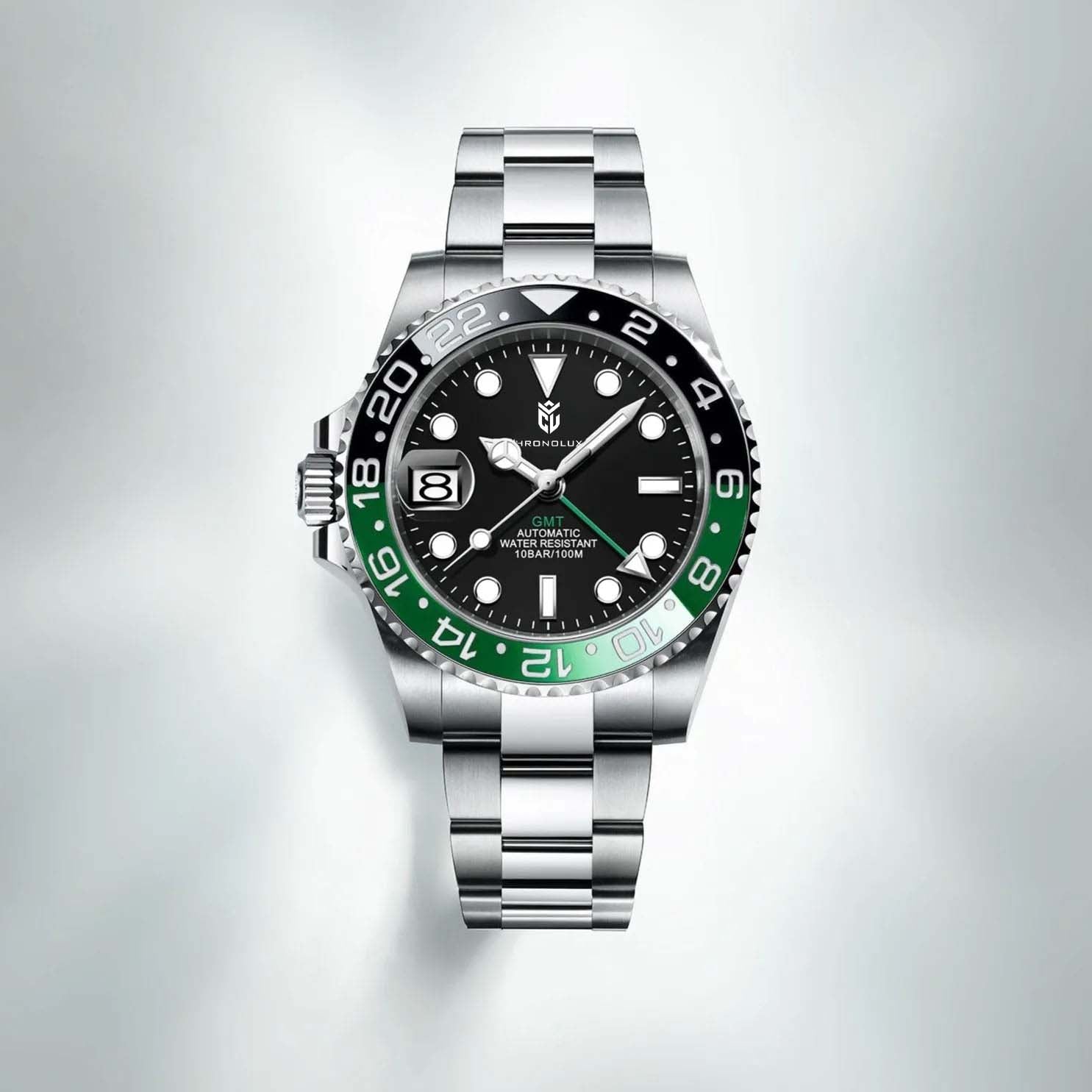 CHRONOLUXO PD-1662 GMT Black Green