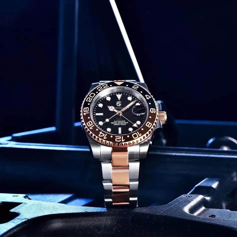 CHRONOLUXO PD-1662 GMT Gold