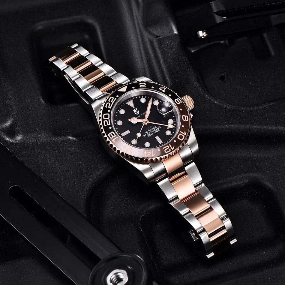CHRONOLUXO PD-1662 GMT Gold