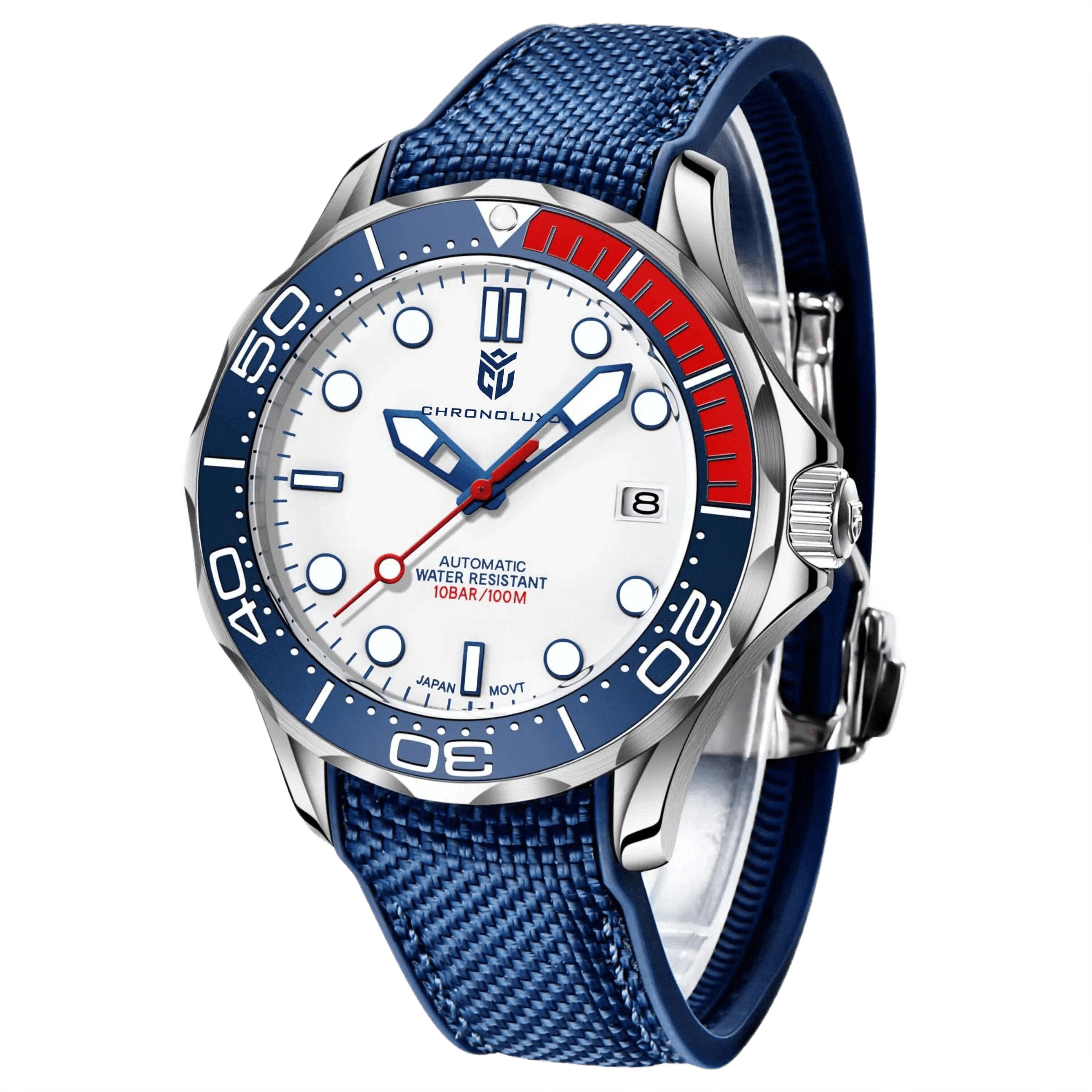 CHRONOLUXO PD-1667 Red / Nylon