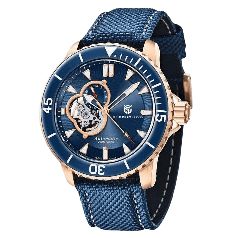 CHRONOLUXO PD-1674 Gold Blue