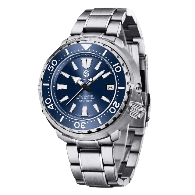 CHRONOLUXO PD-1695 Blue / Rubber