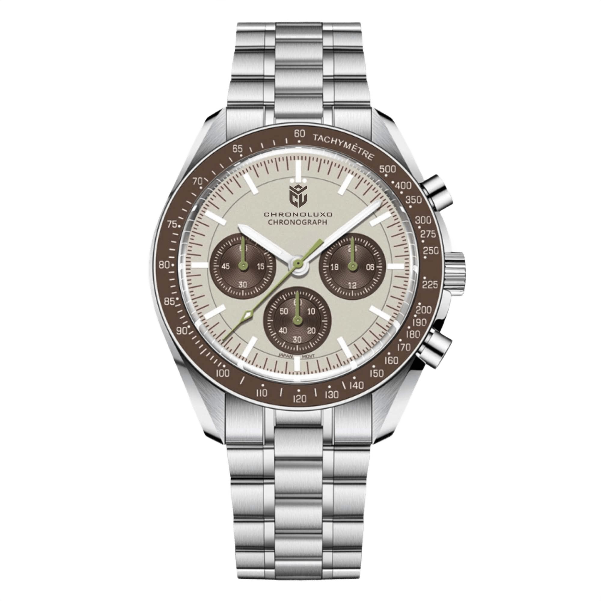 CHRONOLUXO PD-1701 Brown / Steel