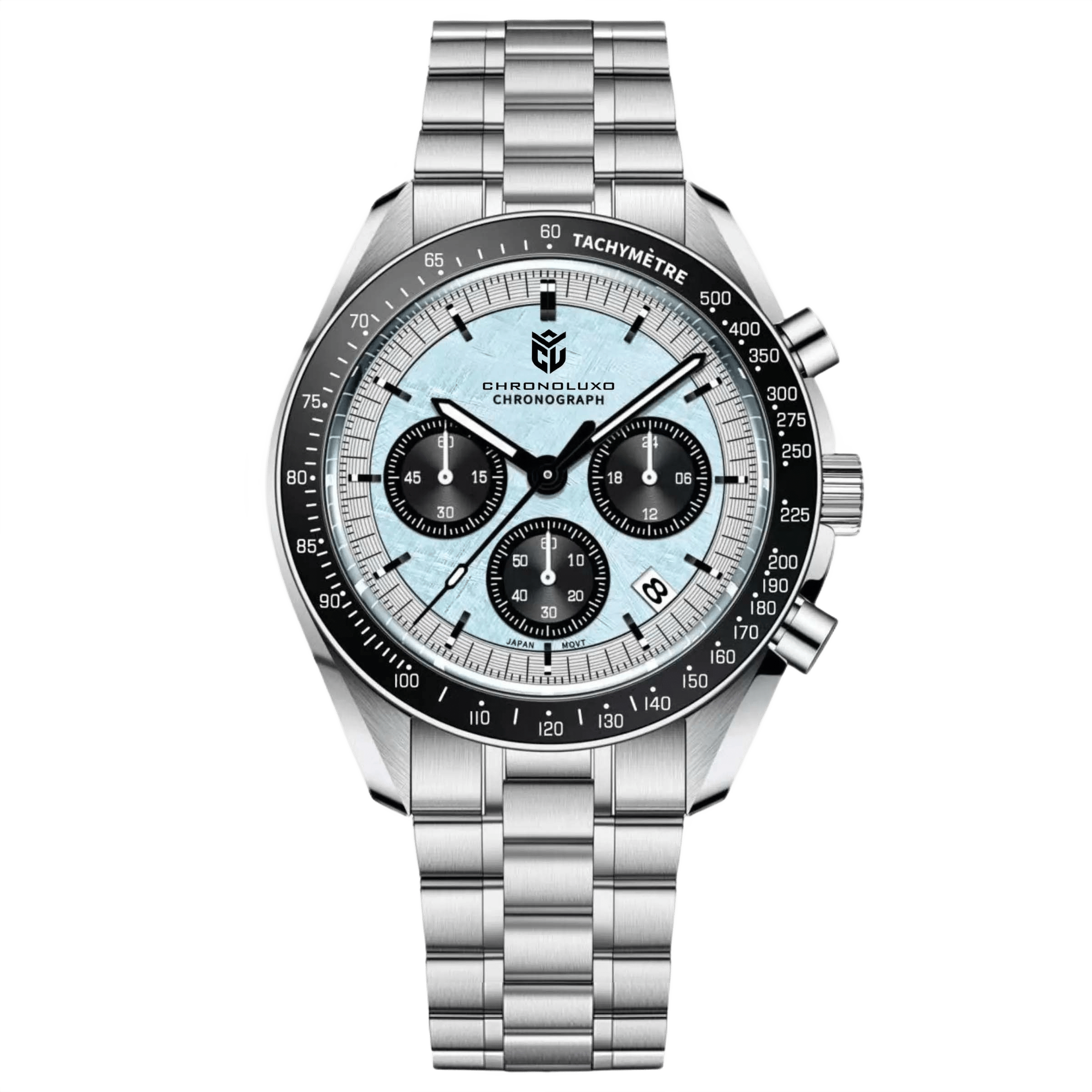 CHRONOLUXO PD-1701 Silver Blue / Steel