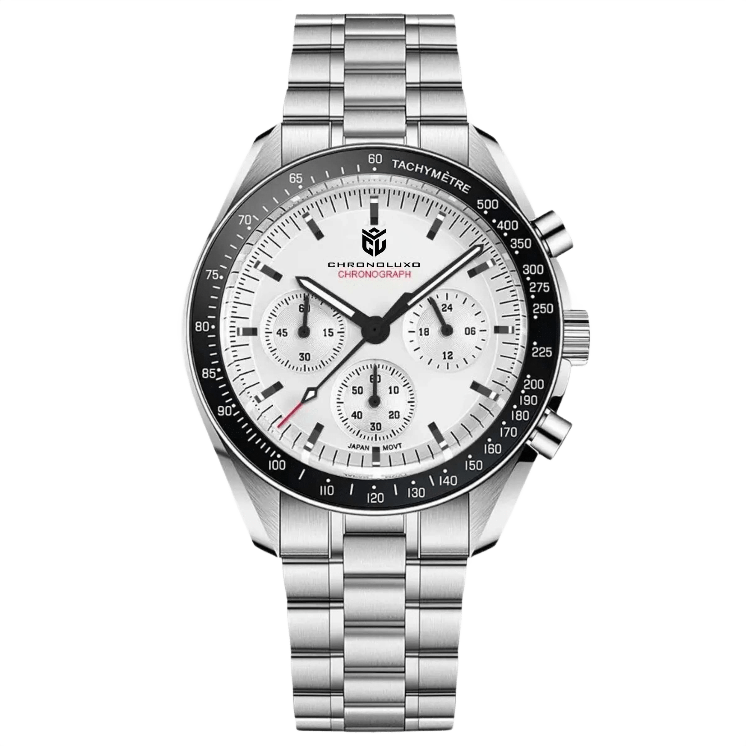 CHRONOLUXO PD-1701 White / Steel